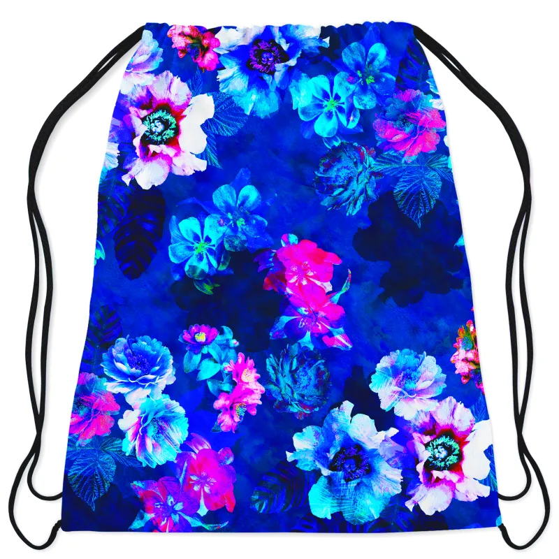 Enchanted Flora Drawstring Bag sold by iEDM
