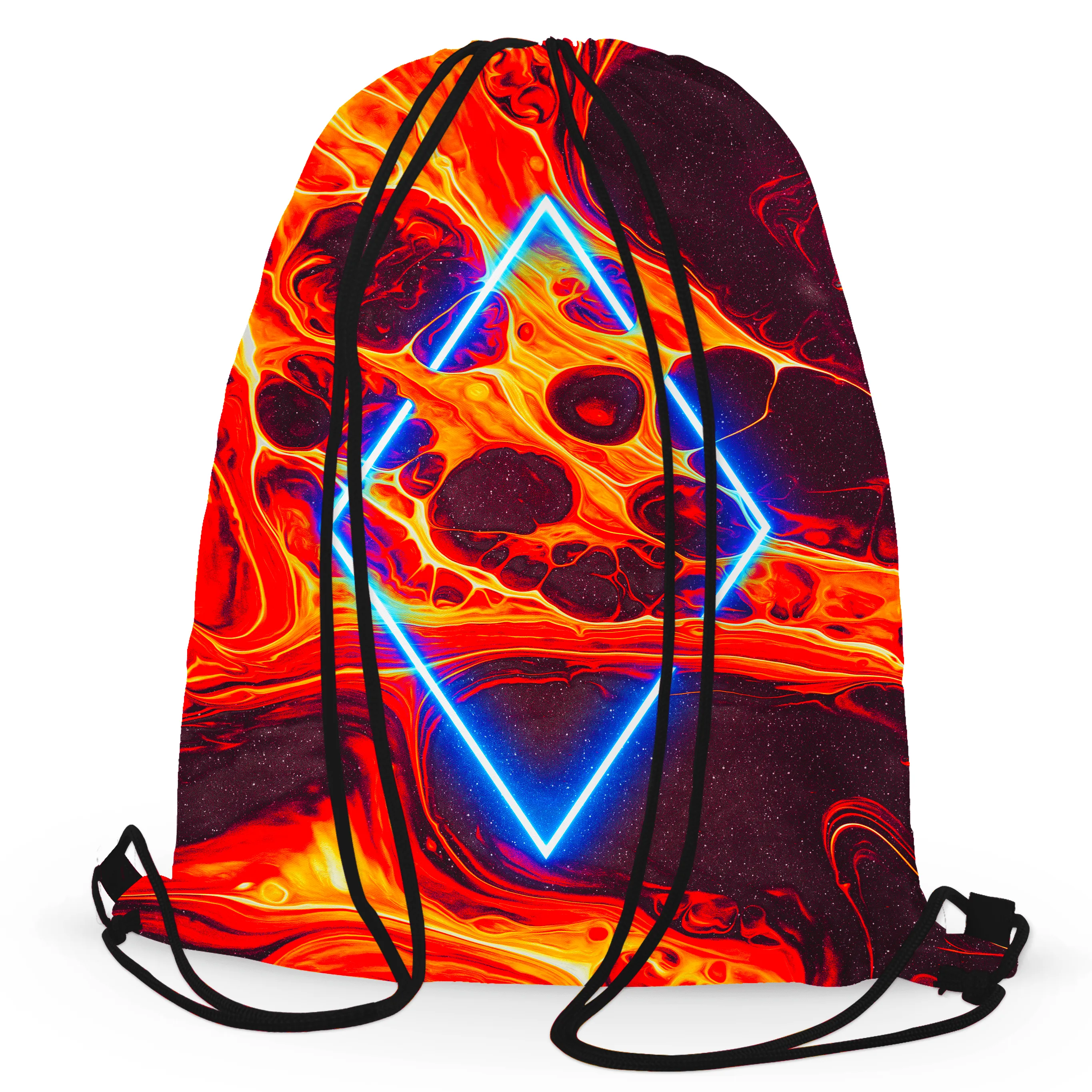 Portal Home Orange Drawstring Bag sold by iEDM product image thumbnail 3