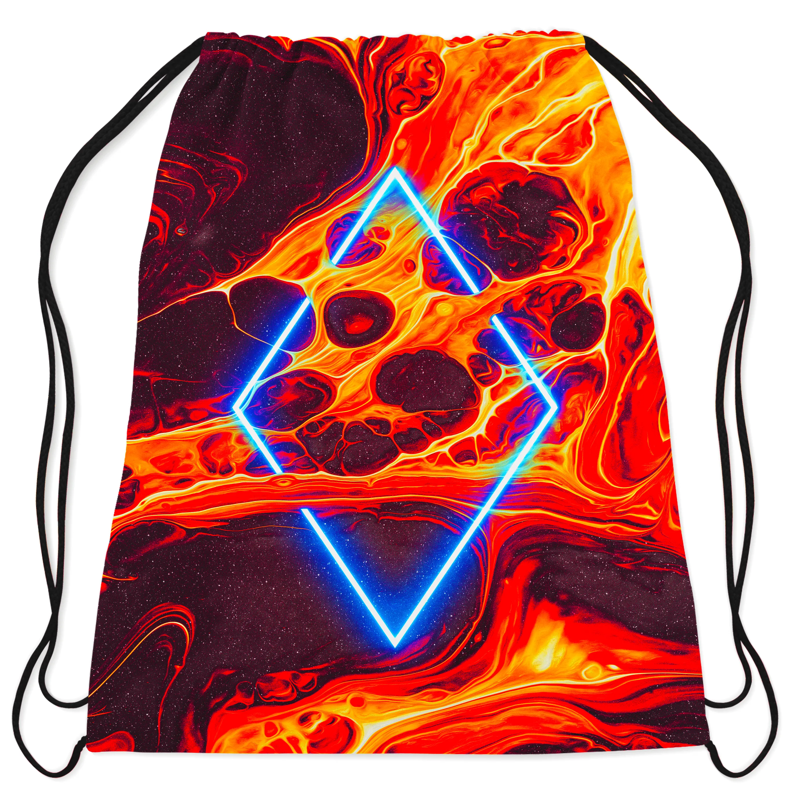 Portal Home Orange Drawstring Bag sold by iEDM