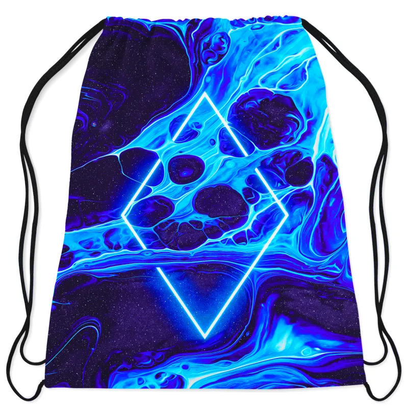 Portal Home Blue Drawstring Bag sold by iEDM