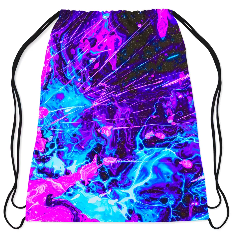 Cosmic Burst Drawstring Bag sold by iEDM