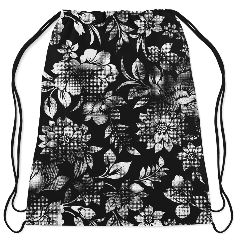Nature's Candy B&W Drawstring Bag sold by iEDM