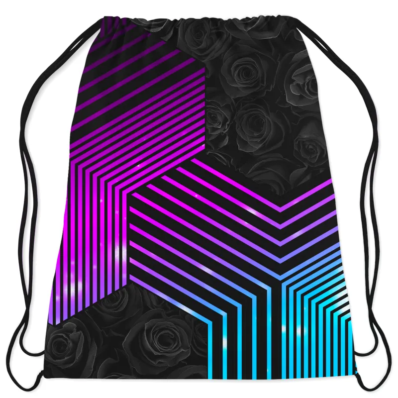 Connected Hex Drawstring Bag sold by iEDM