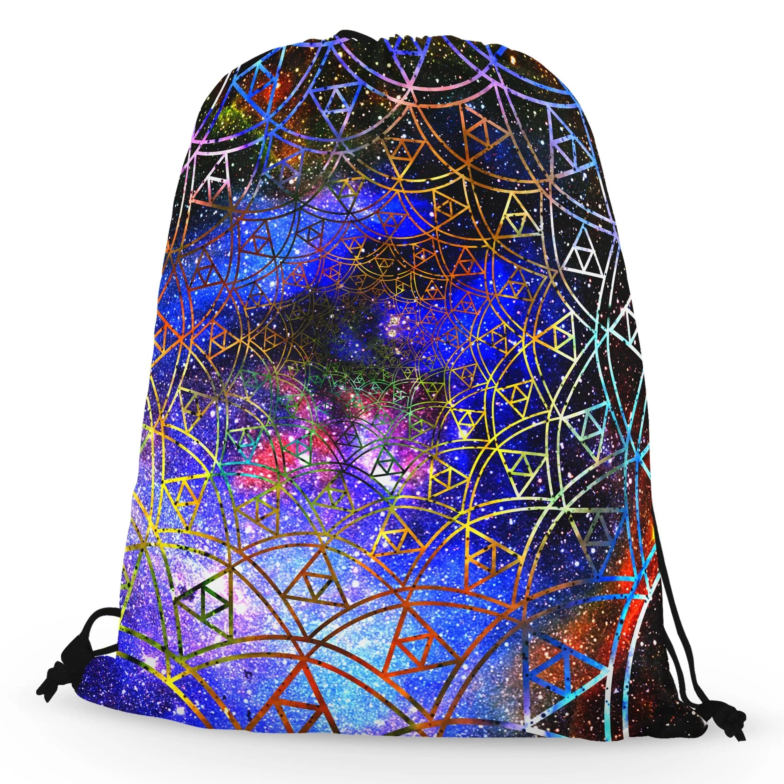 Fractal Drawstring Bag sold by iEDM product image thumbnail 2