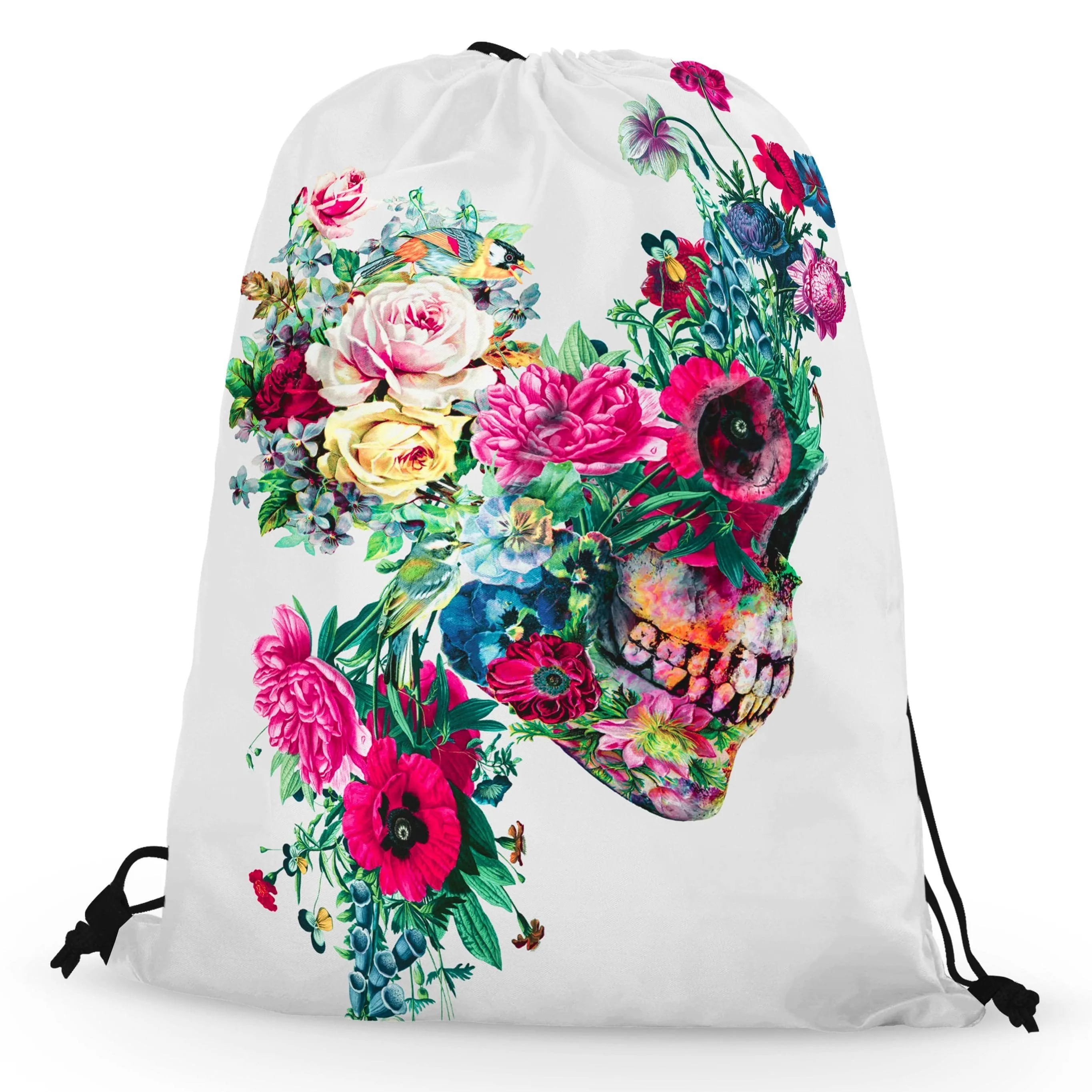 Floral Dorian Drawstring Bag sold by iEDM product image thumbnail 2