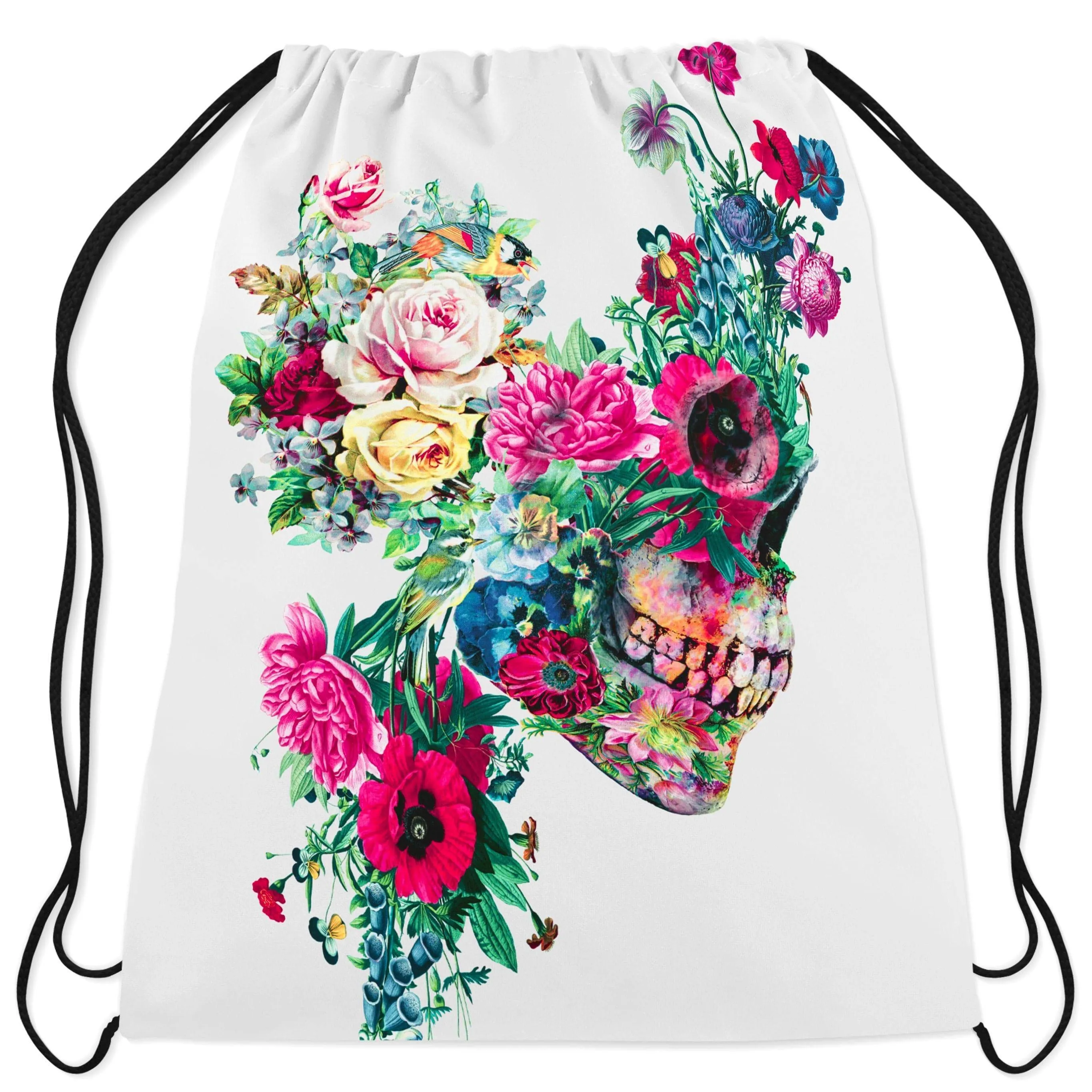 Floral Dorian Drawstring Bag sold by iEDM