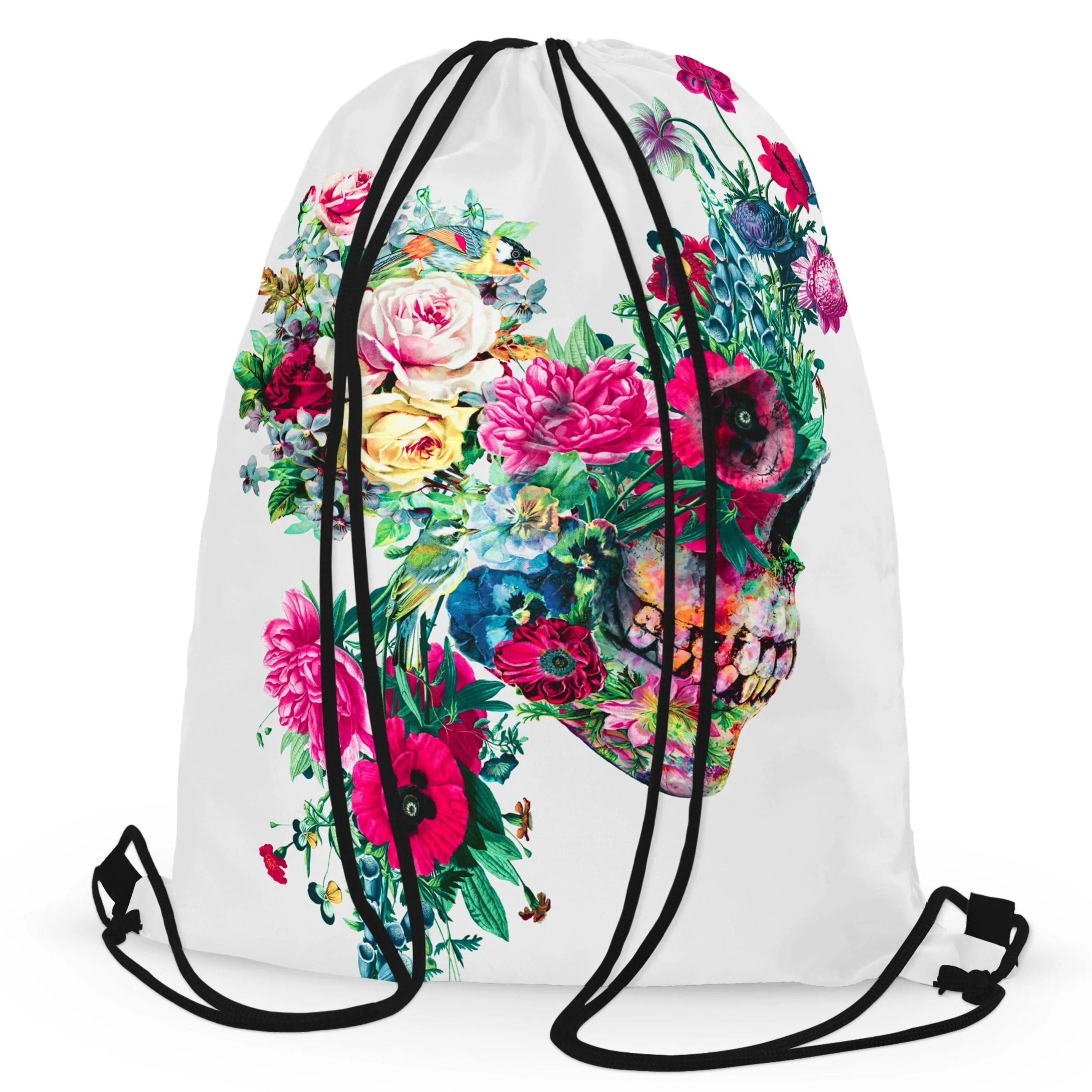 Floral Dorian Drawstring Bag sold by iEDM product image thumbnail 3