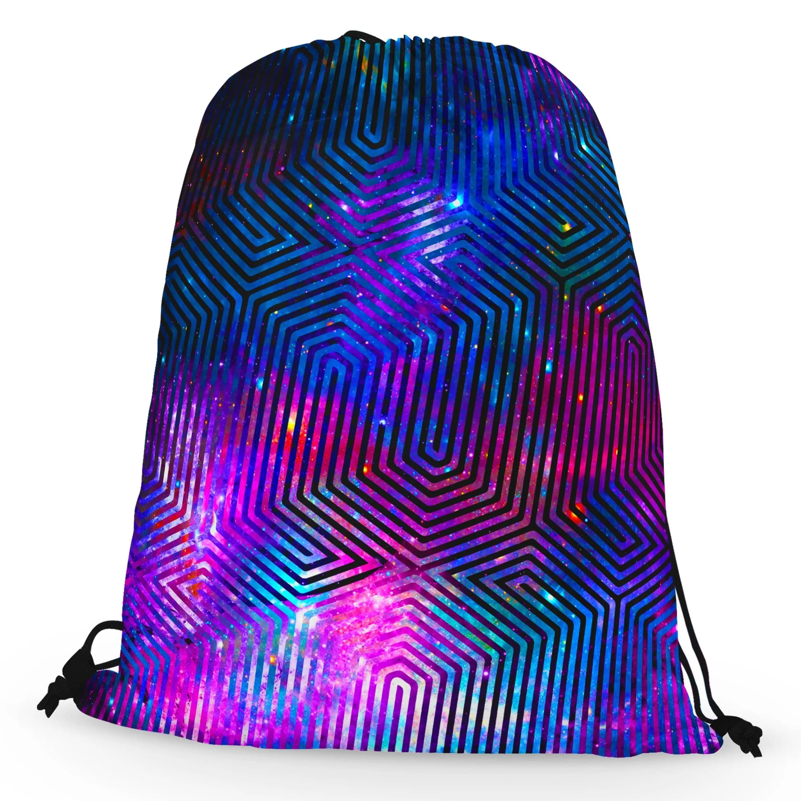 Celestial Finger Print Drawstring Bag sold by iEDM product image thumbnail 2