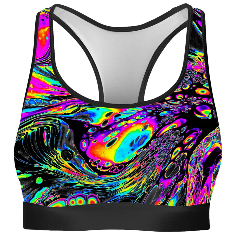 Rainbow Magma Rave Bra sold by iEDM