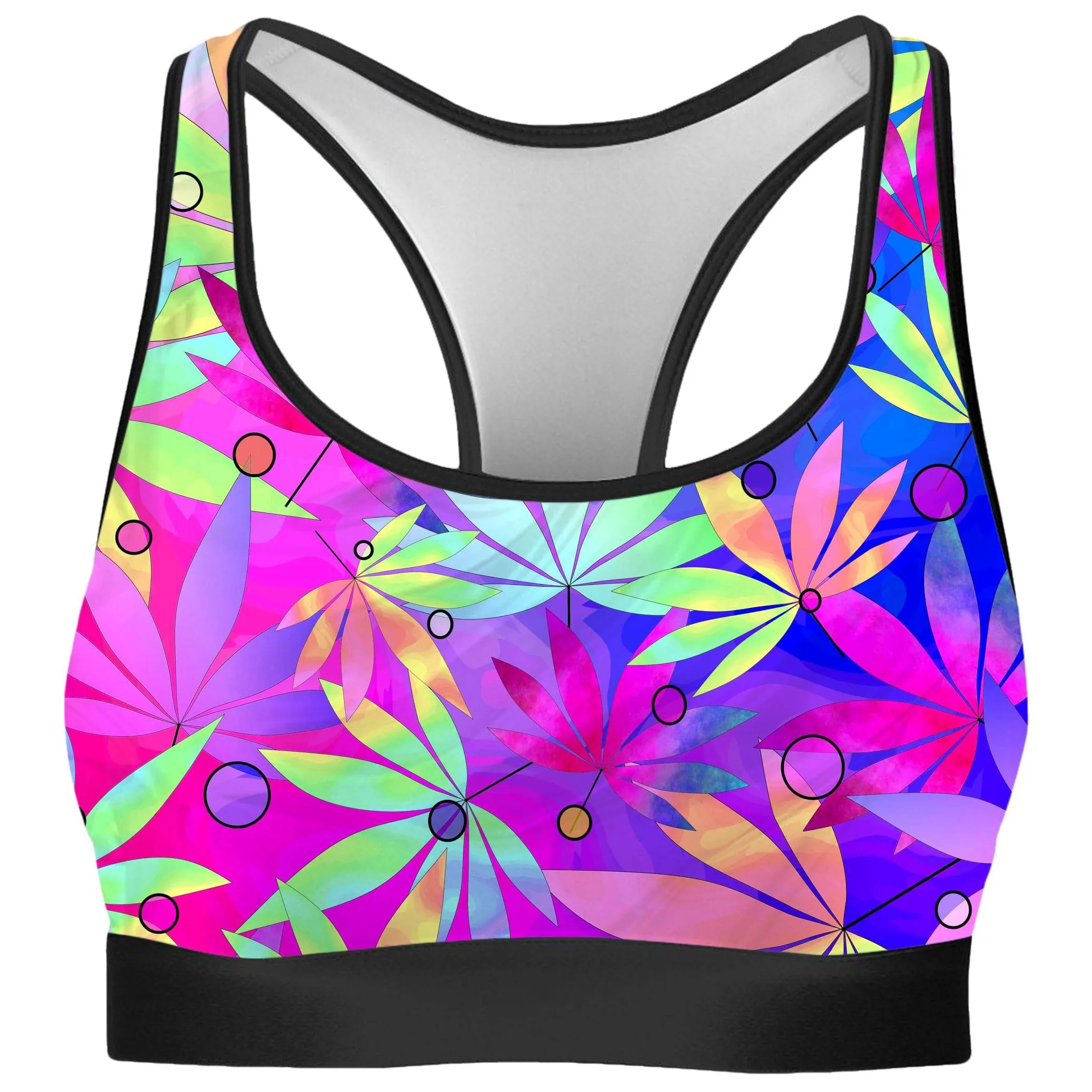 Whimsical Weed Rave Bra sold by iEDM