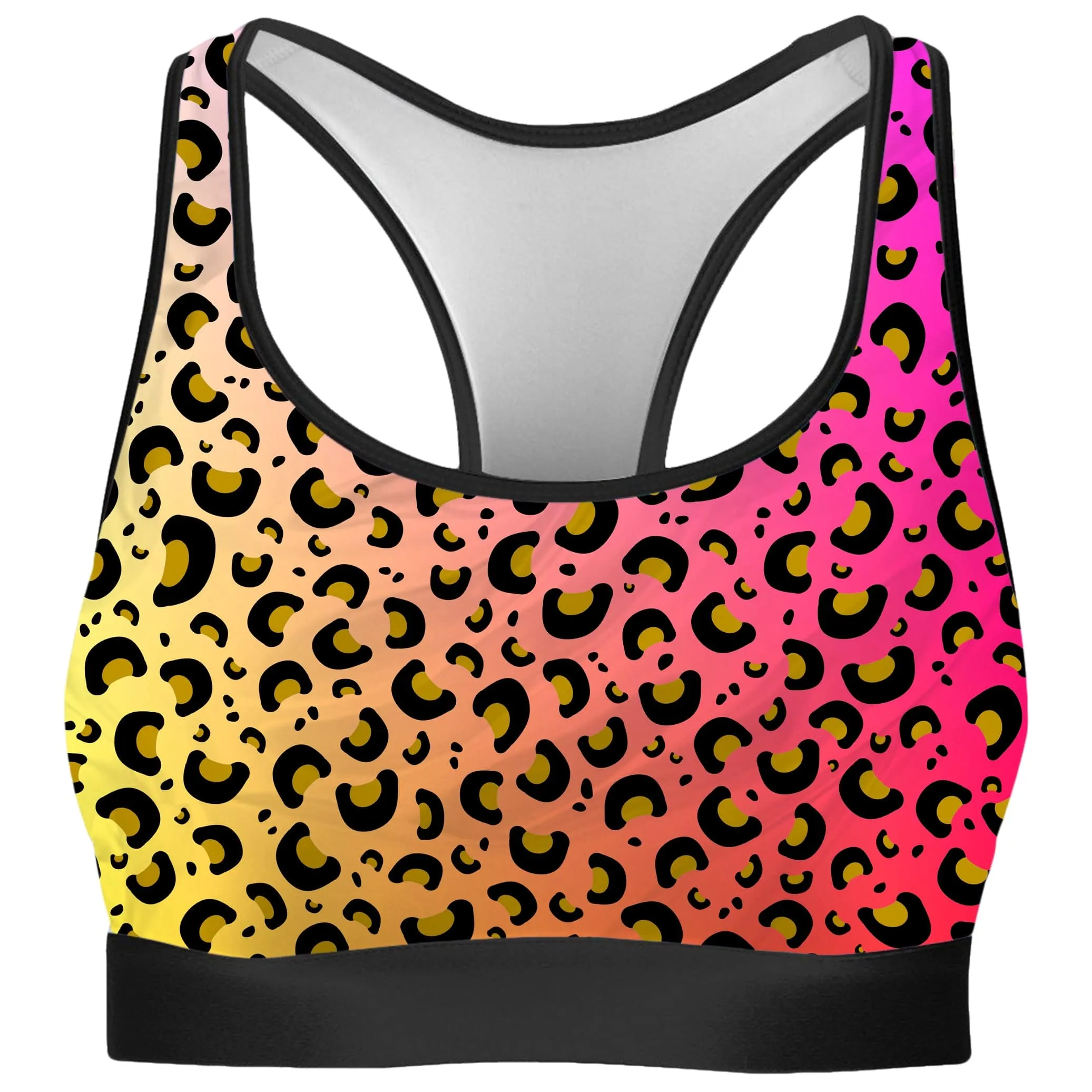 Leopard Spots Rave Bra sold by iEDM