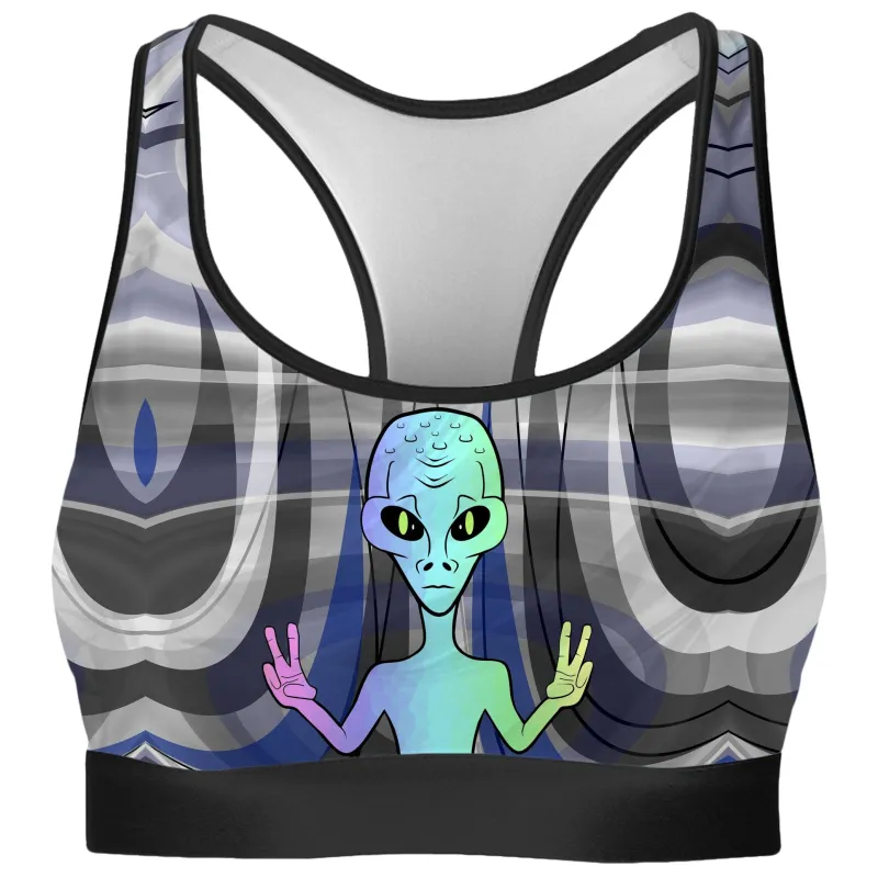 Alien Arrival Rave Bra sold by iEDM