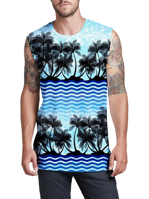 Tropical Waves Men's Muscle Tank sold by iEDM