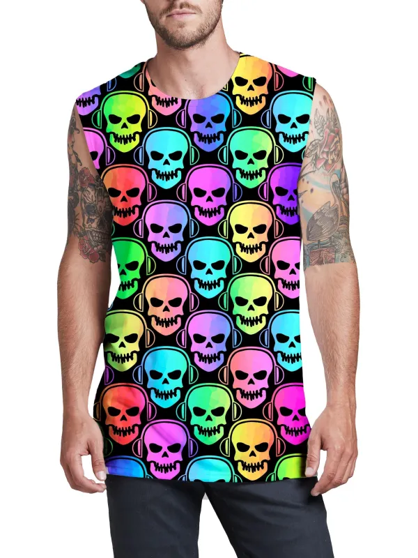 Skull Deejays Men's Muscle Tank sold by iEDM