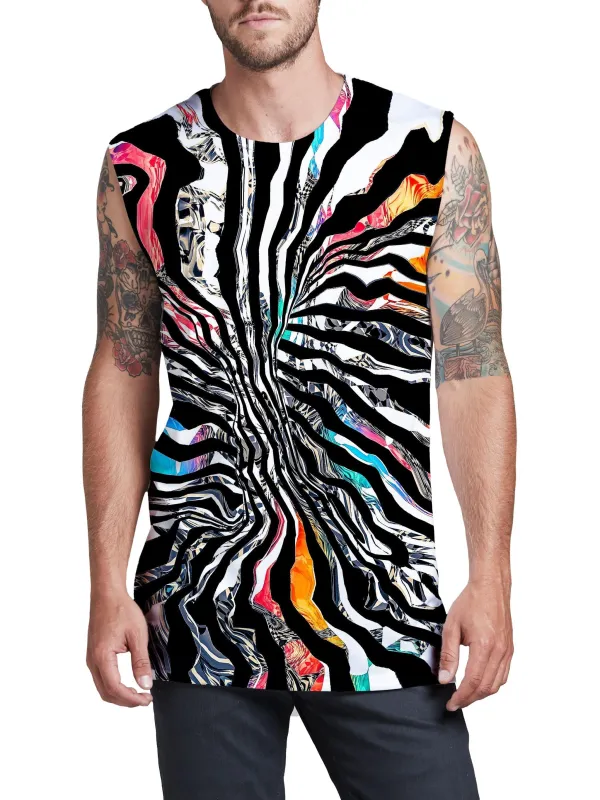 Stripped Chaos Men's Muscle Tank sold by iEDM