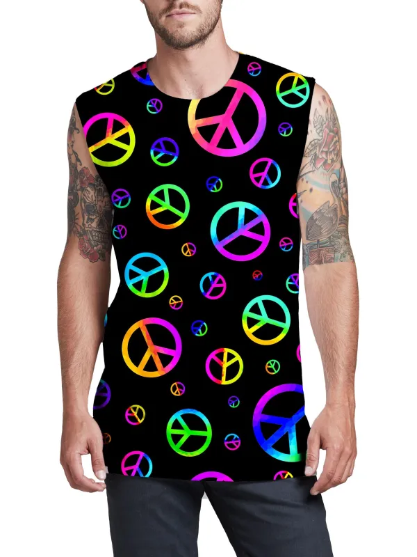 Signs of Peace Men's Muscle Tank sold by iEDM