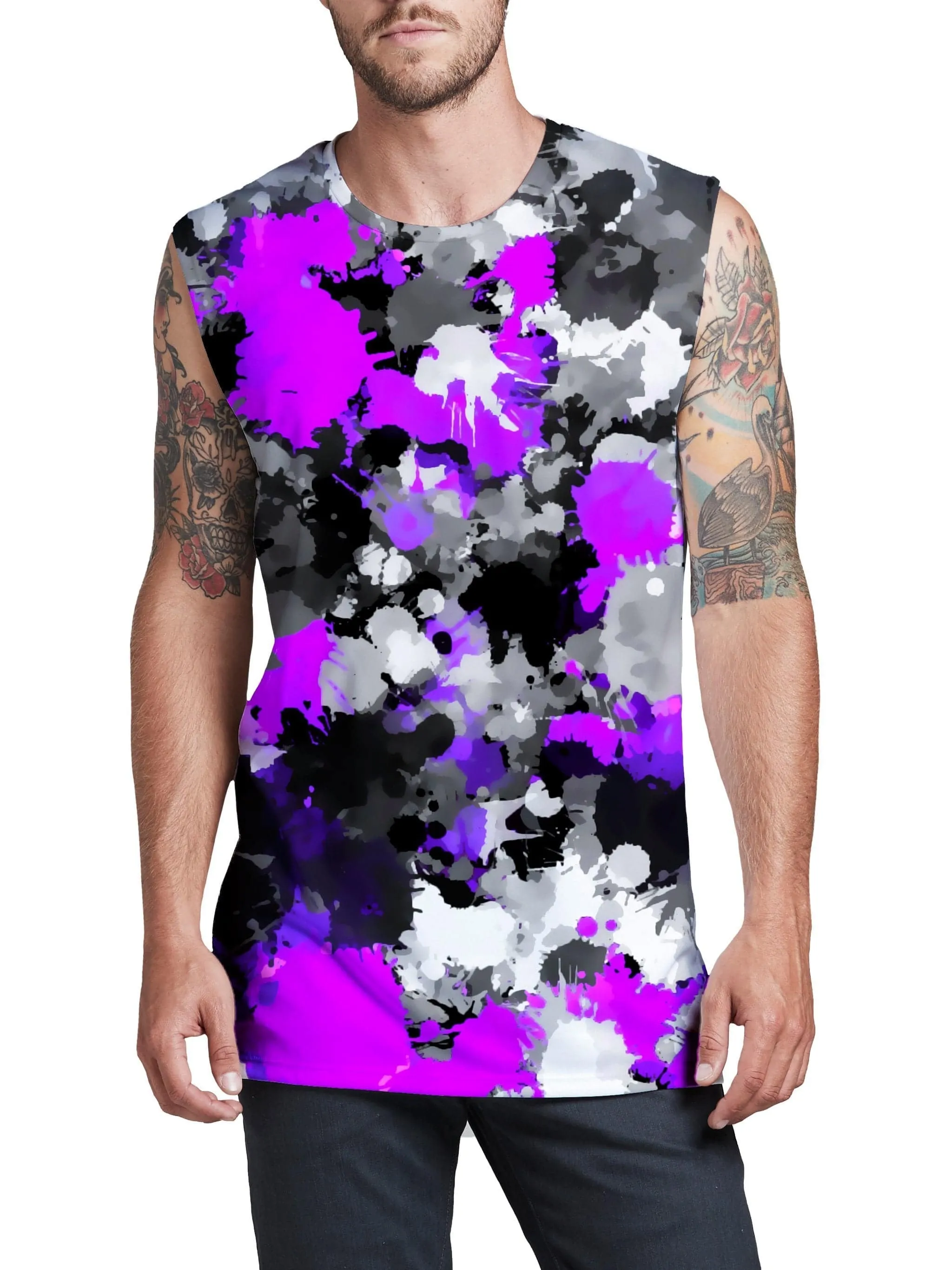 Purple Drip Men's Muscle Tank sold by iEDM