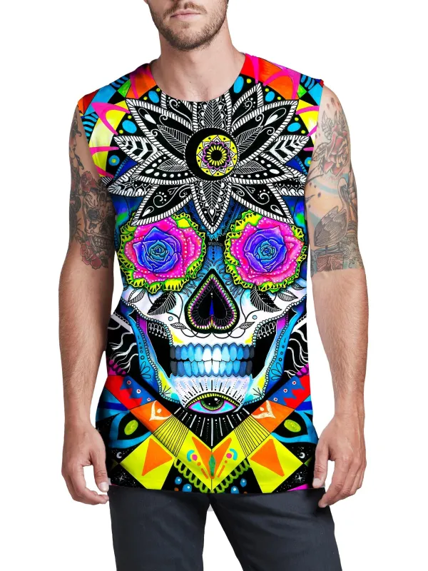 Suger Skull Men's Muscle Tank sold by iEDM