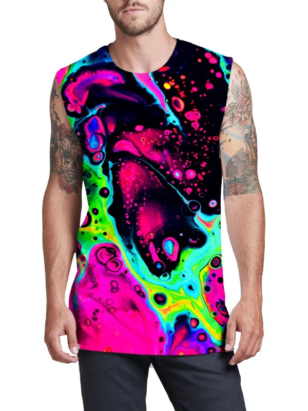 Heart Men's Muscle Tank sold by iEDM
