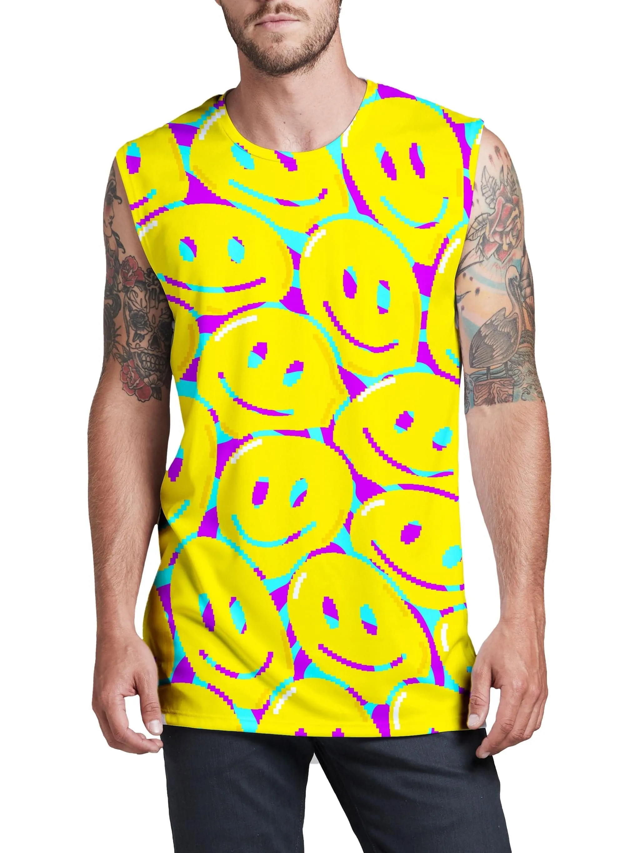 Happy Tabs Men's Muscle Tank sold by iEDM