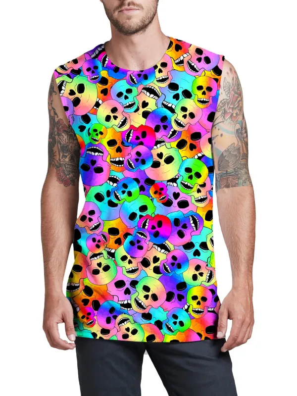 Happy Skulls Men's Muscle Tank sold by iEDM
