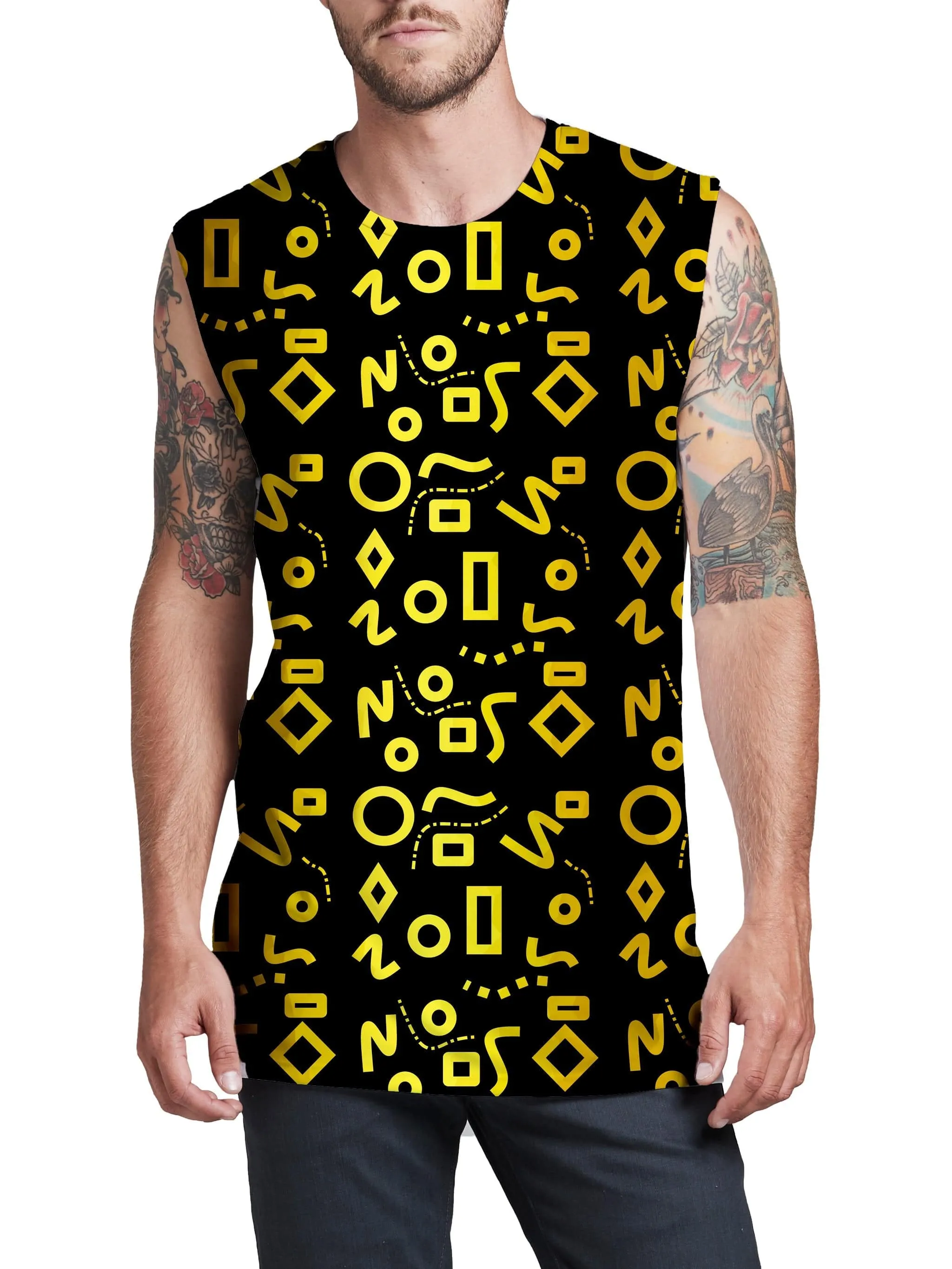 Gold Mod Glam Men's Muscle Tank sold by iEDM