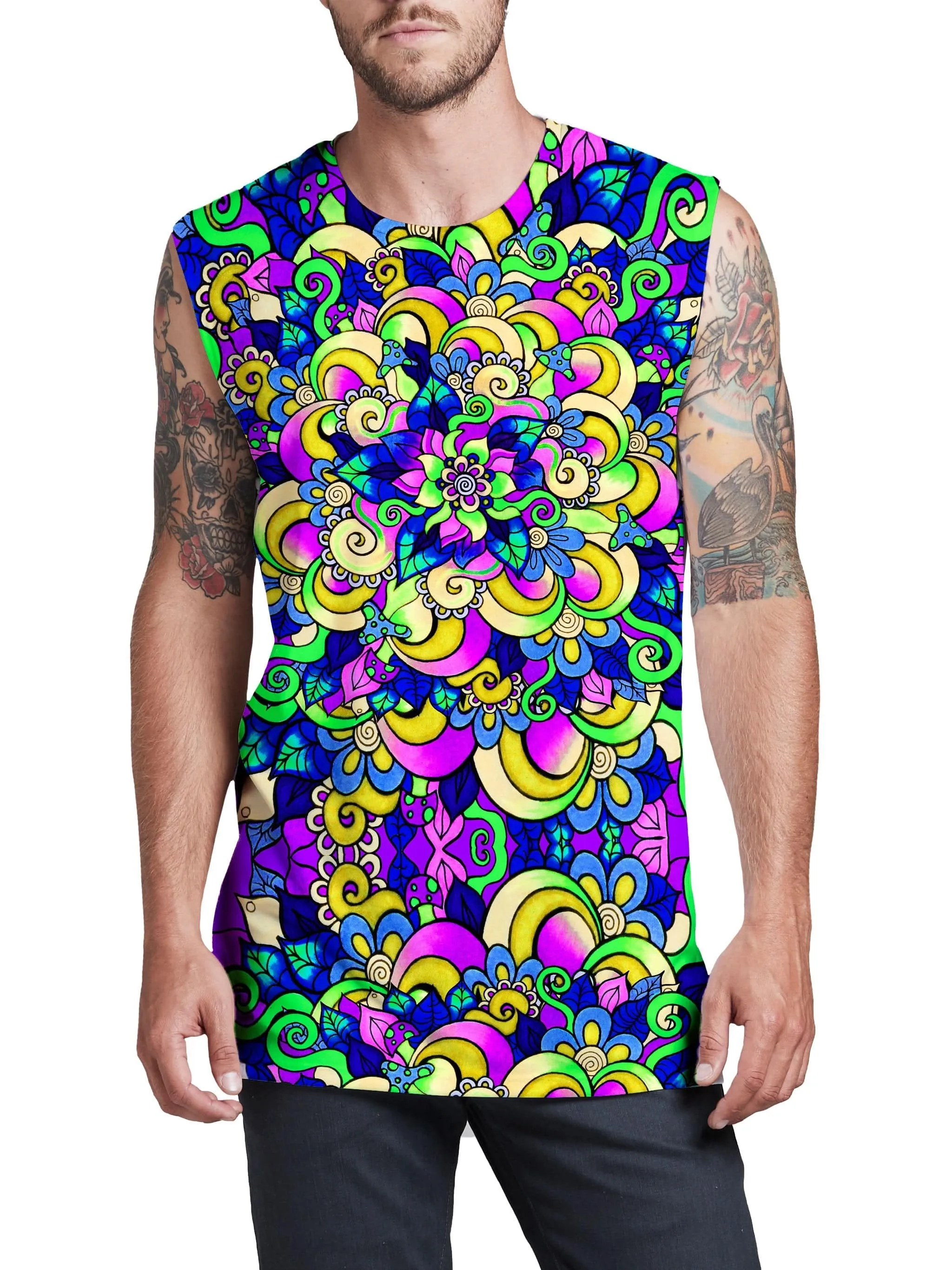 Blossom Men's Muscle Tank sold by iEDM