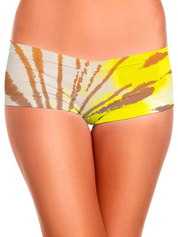 Sunrise Tie Dye Booty Shorts sold by iEDM