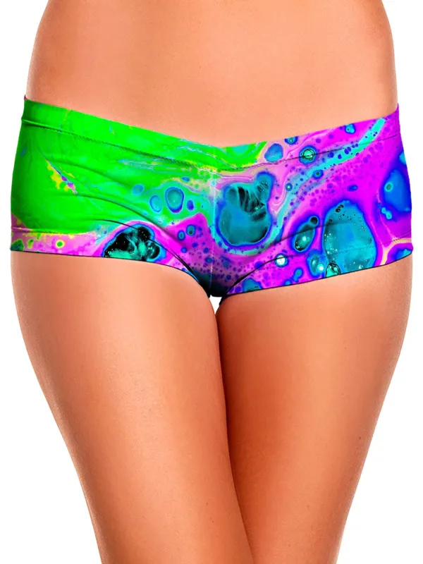 Neon Drip Booty Shorts sold by iEDM