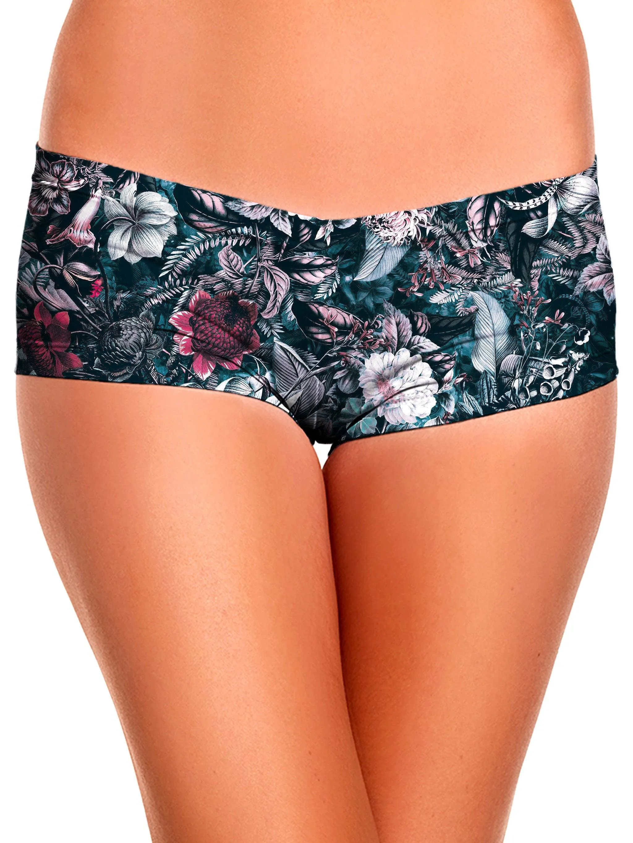 Blue Garden Booty Shorts sold by iEDM