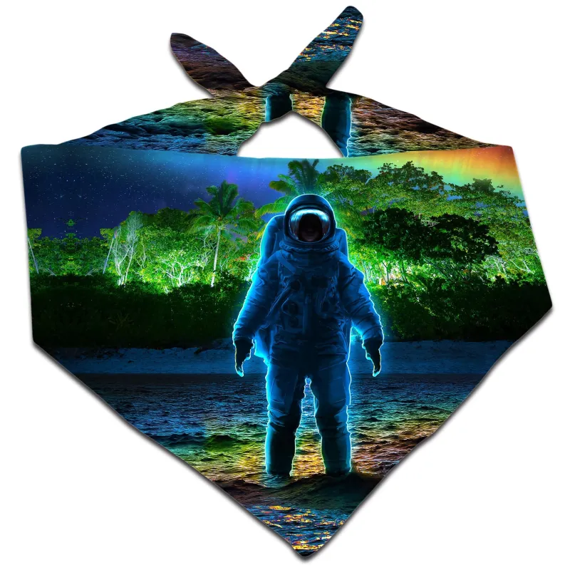 Forest Neon Rainbow Bandana sold by iEDM