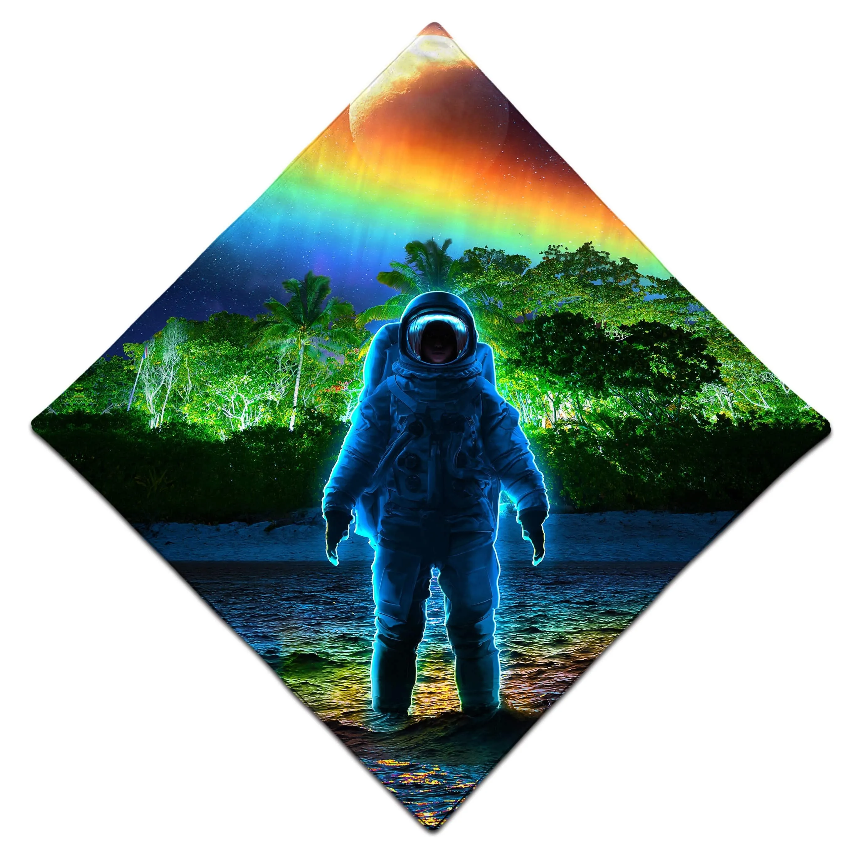 Forest Neon Rainbow Bandana sold by iEDM product image thumbnail 2