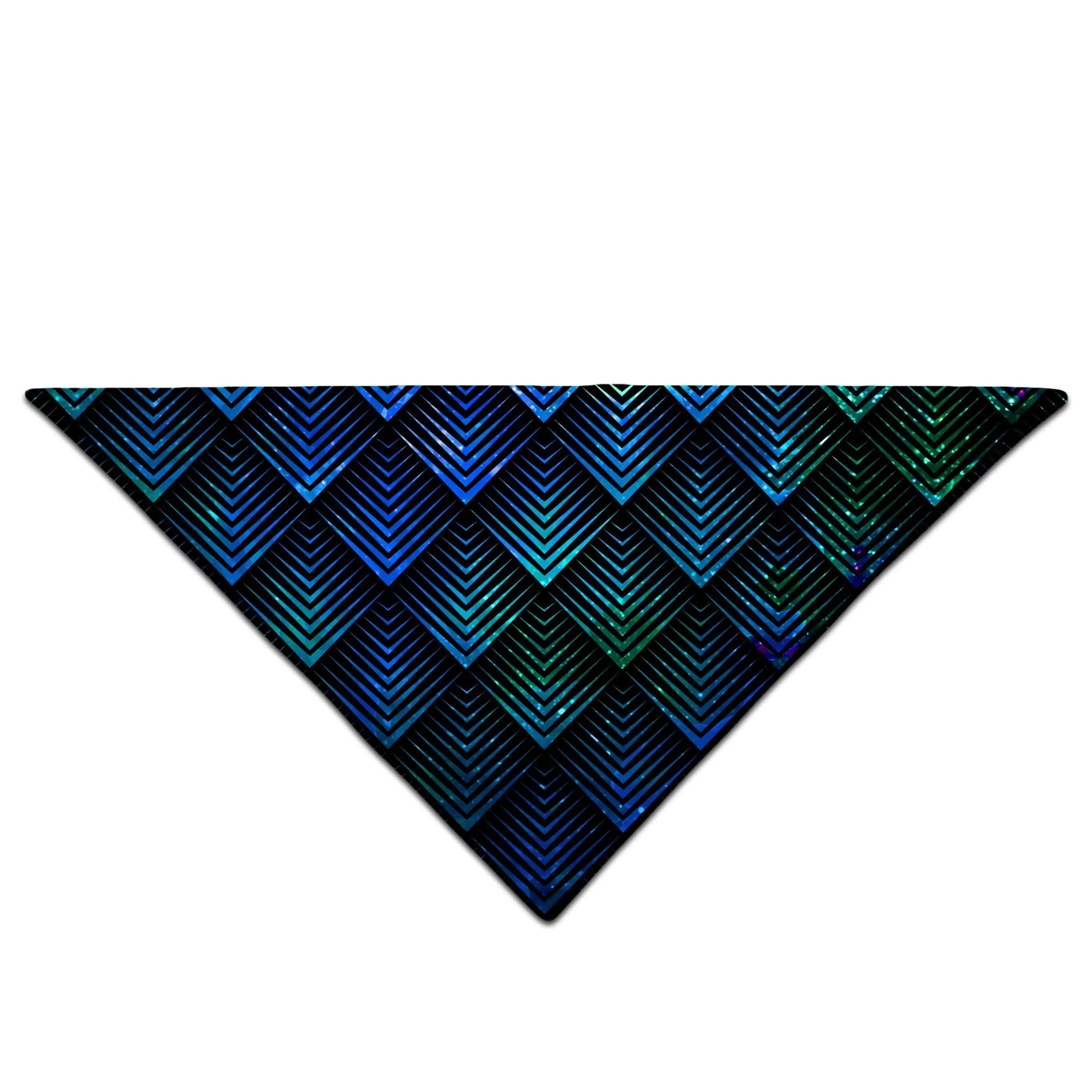 Galactic Dragon Scale Teal Bandana sold by iEDM product image thumbnail 2