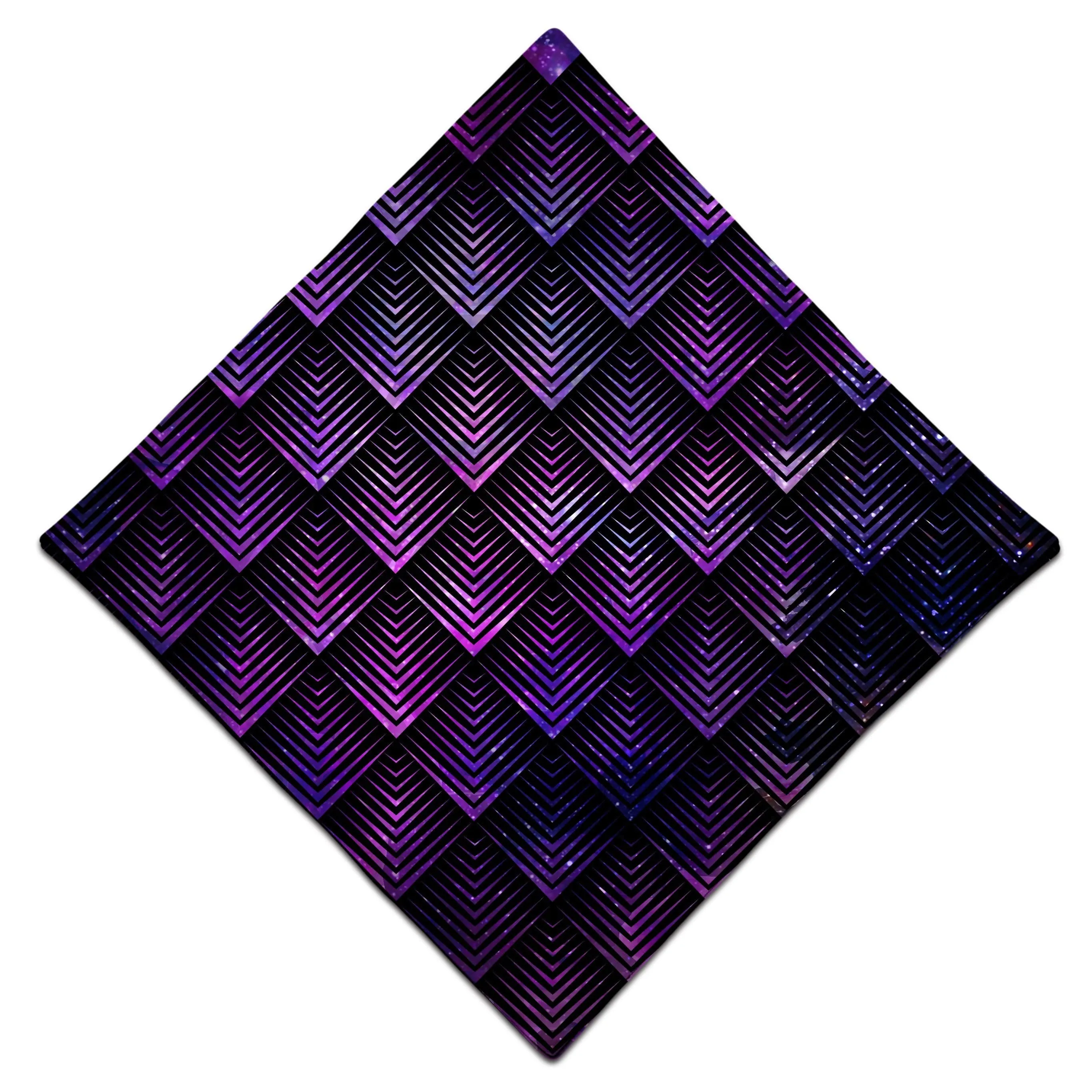 Galactic Dragon Scale Purple Bandana sold by iEDM product image thumbnail 3