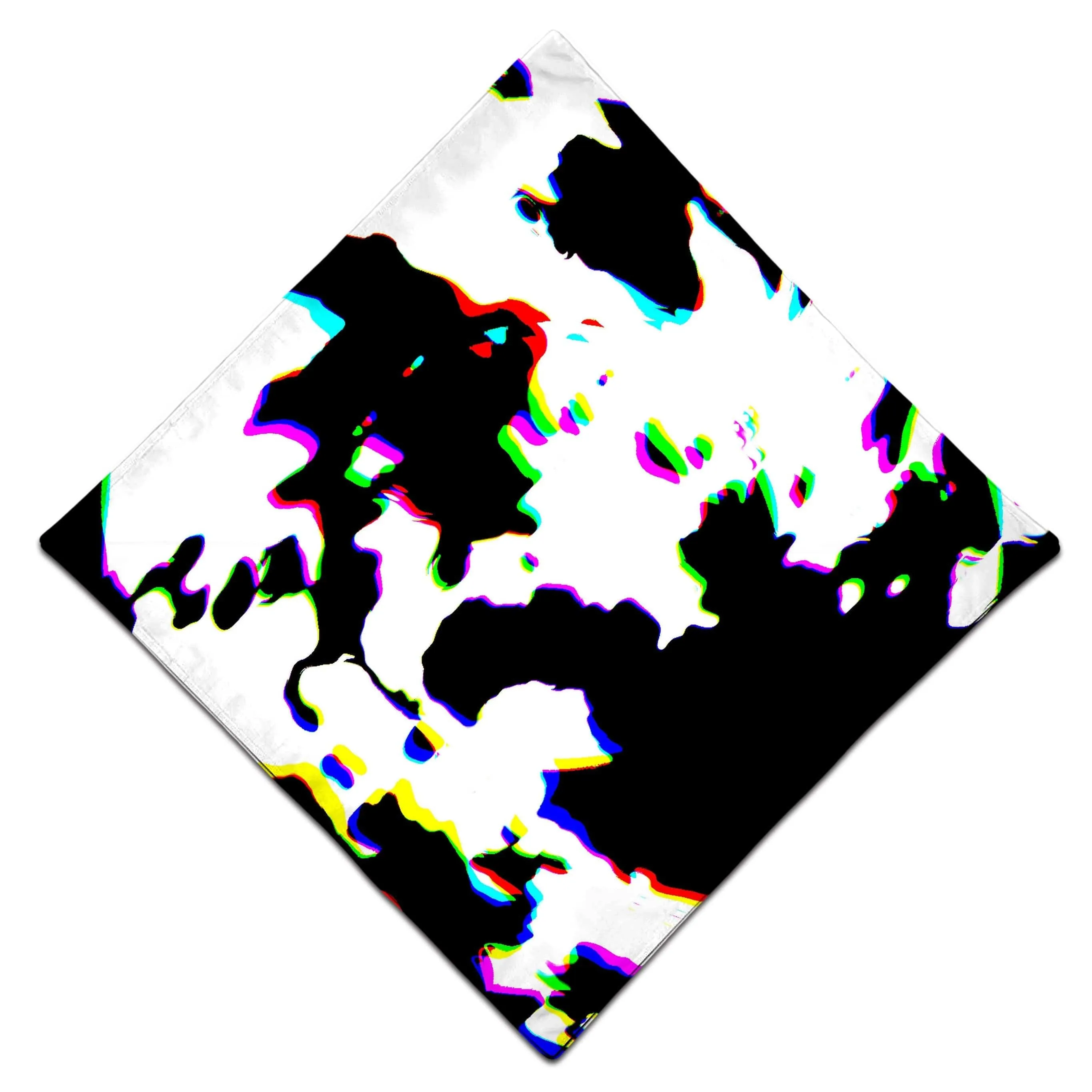 Cow Hide Print Rave Drip Bandana sold by iEDM product image thumbnail 3