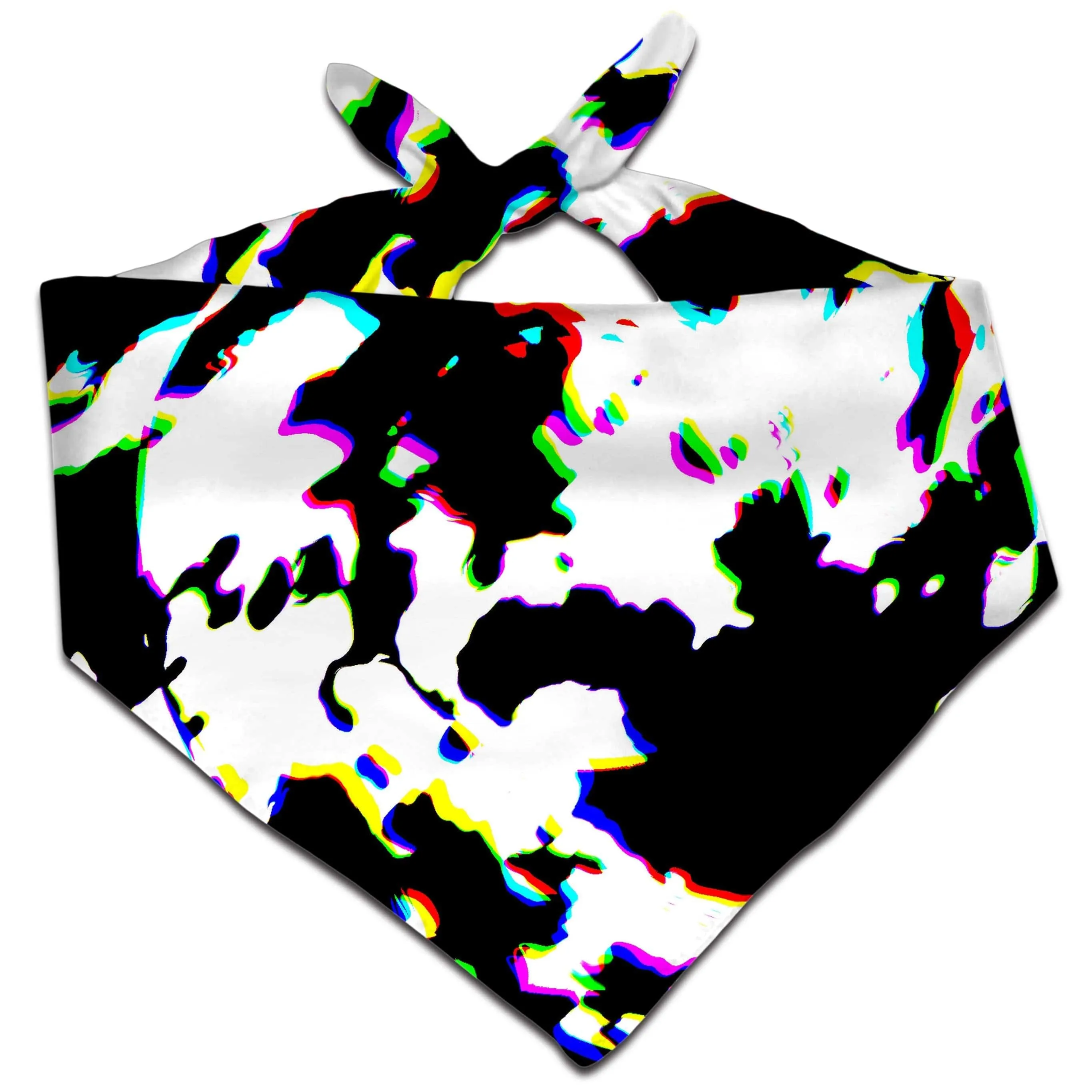 Cow Hide Print Rave Drip Bandana sold by iEDM