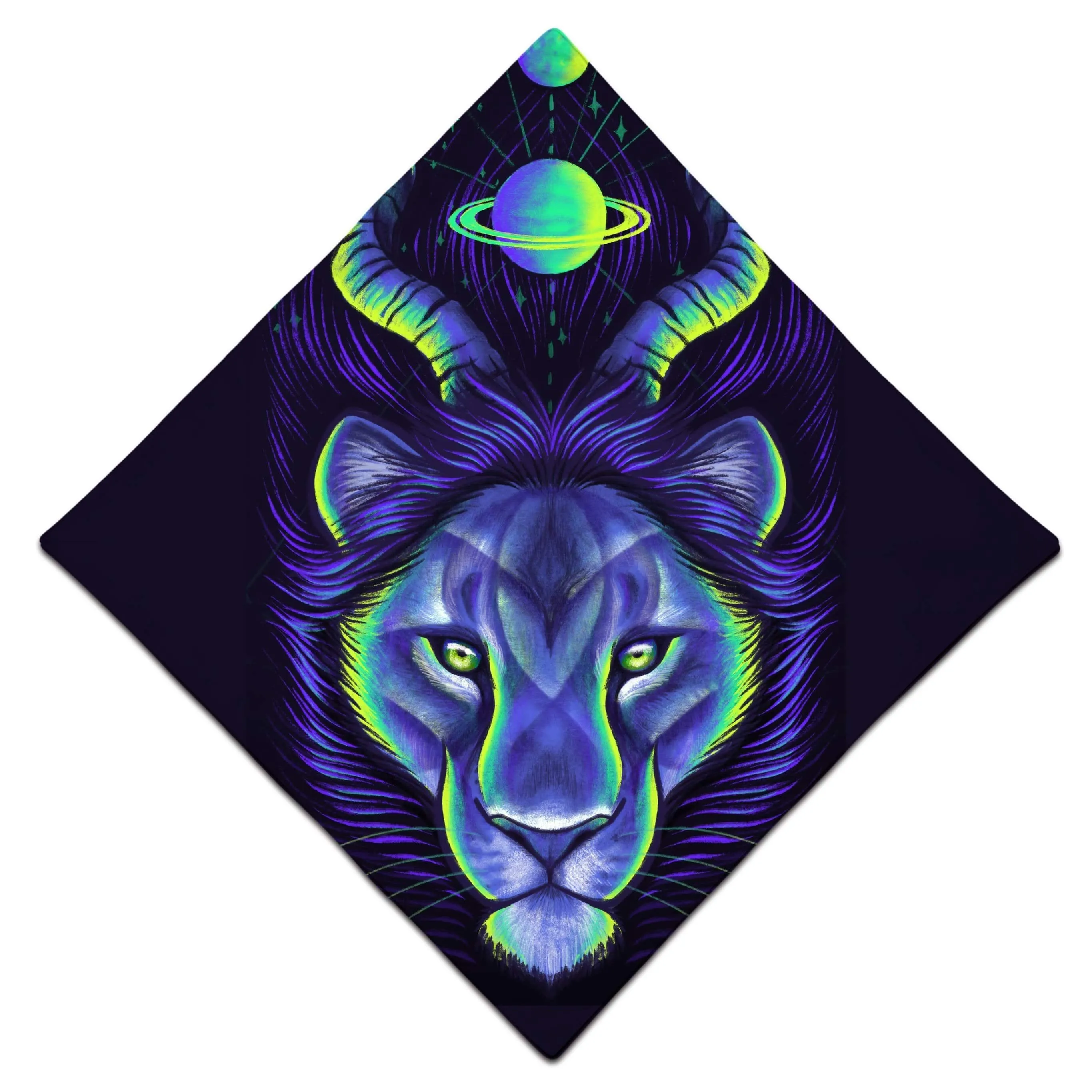 Celestial Lion Bandana sold by iEDM product image thumbnail 3