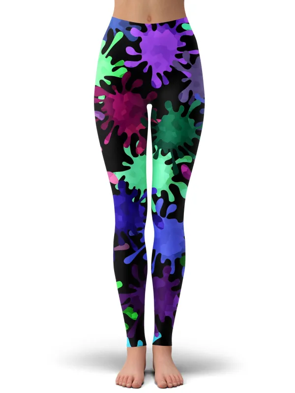 Tripadelic Splatter Leggings sold by iEDM