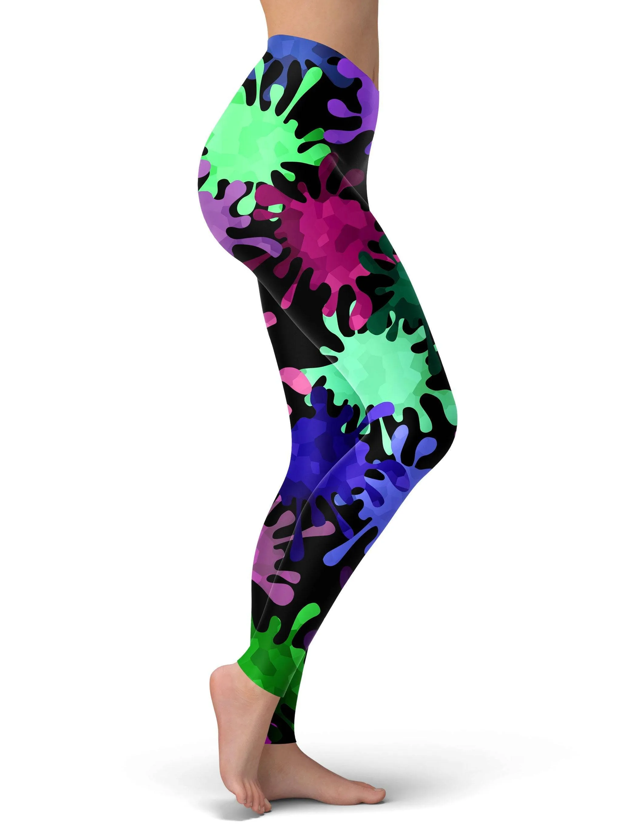 Tripadelic Splatter Leggings sold by iEDM product image thumbnail 3