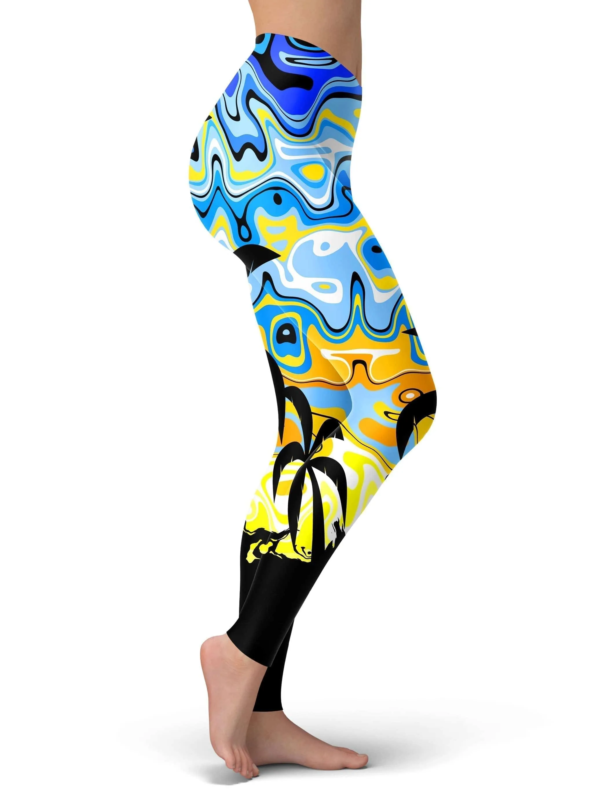 Tropical Night Leggings sold by iEDM product image thumbnail 2