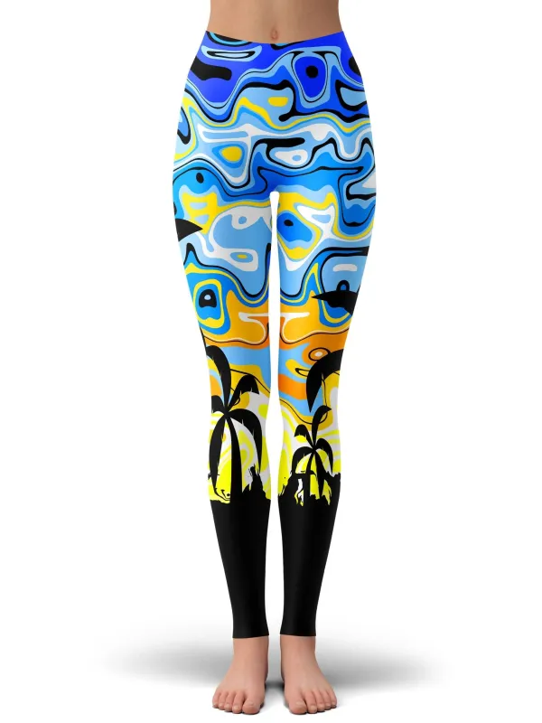 Tropical Night Leggings sold by iEDM