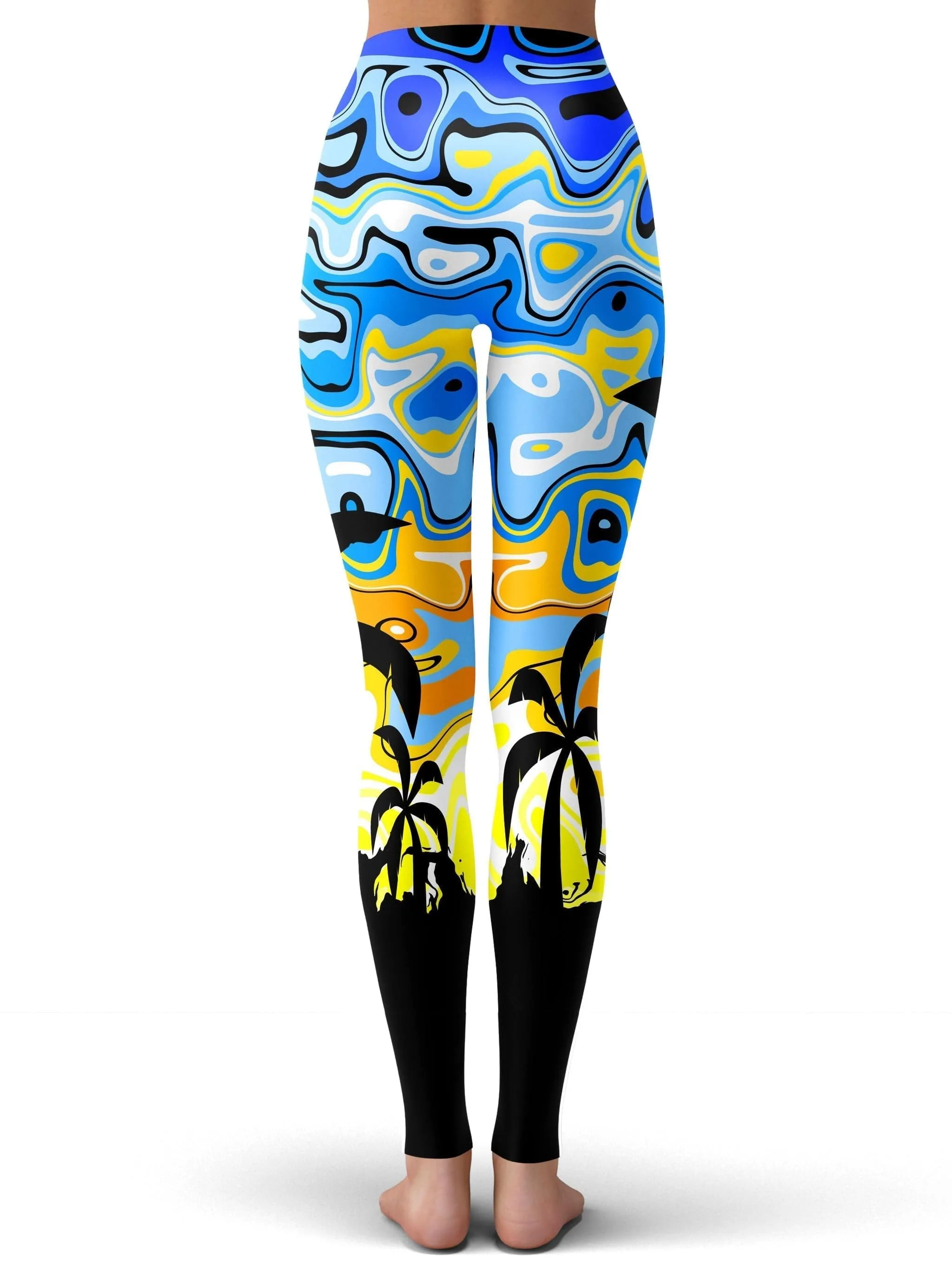 Tropical Night Leggings sold by iEDM product image thumbnail 3