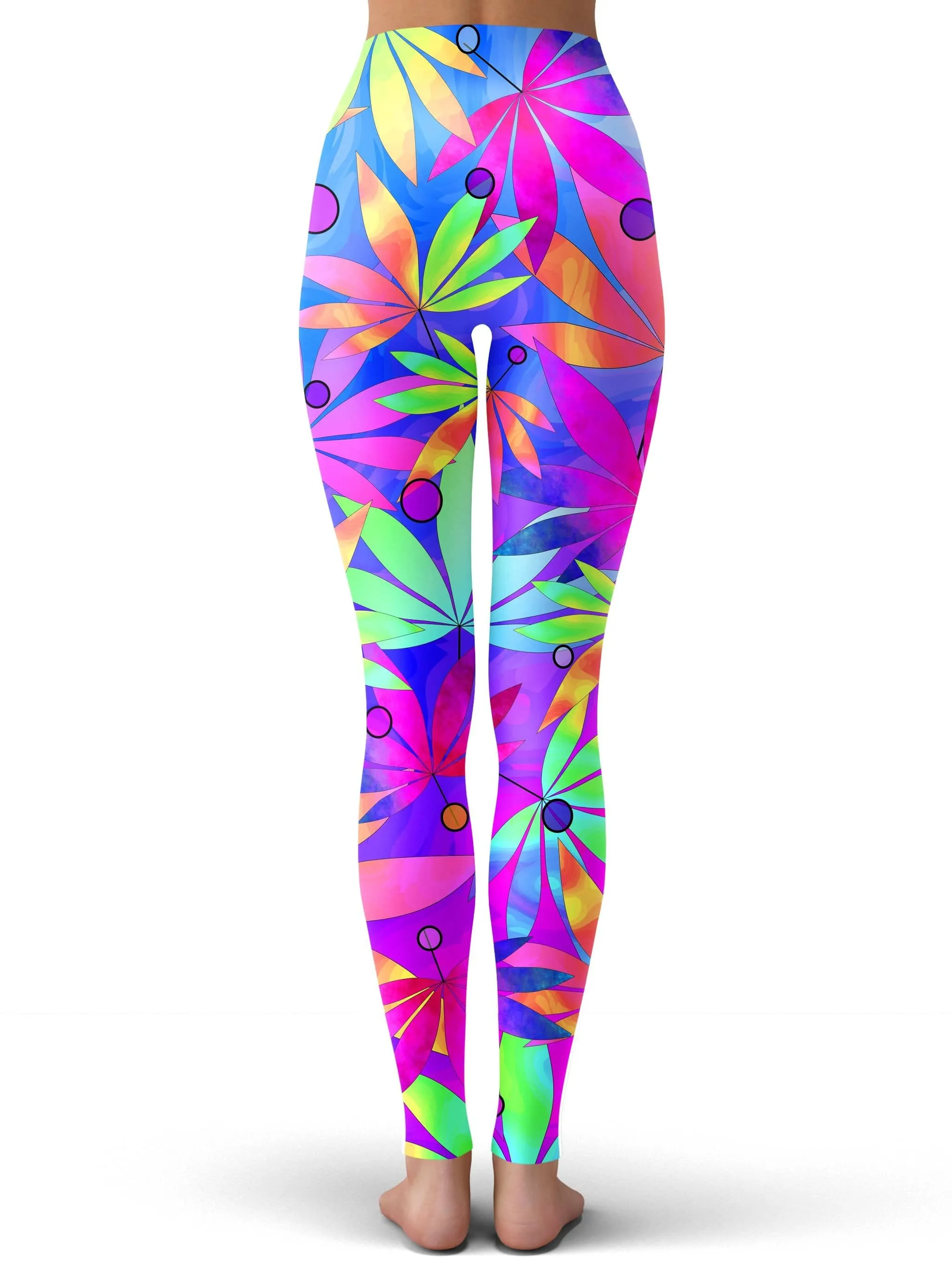 Whimsical Weed Leggings sold by iEDM product image thumbnail 3