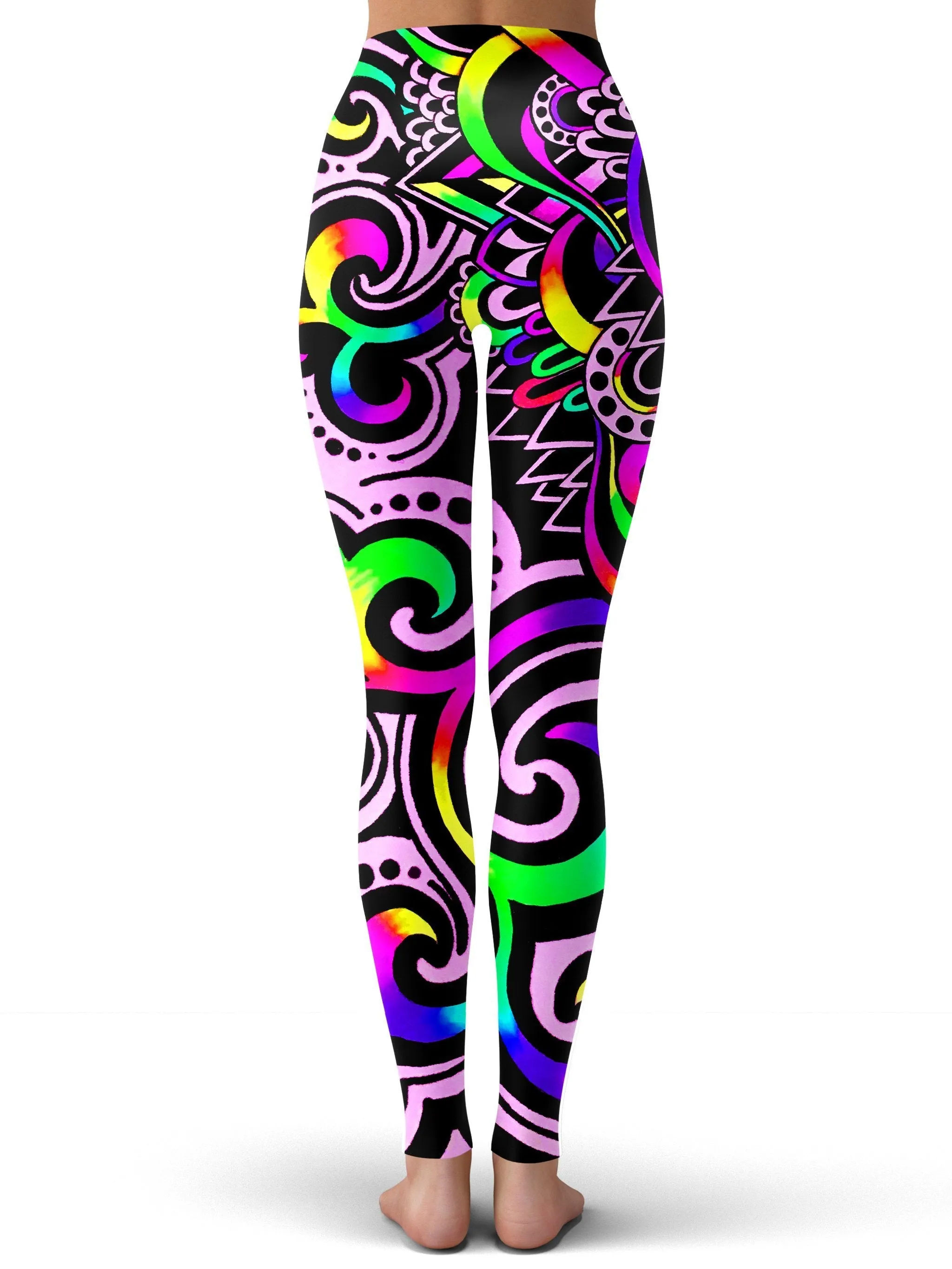 White Doodle Magic Leggings sold by iEDM product image thumbnail 2