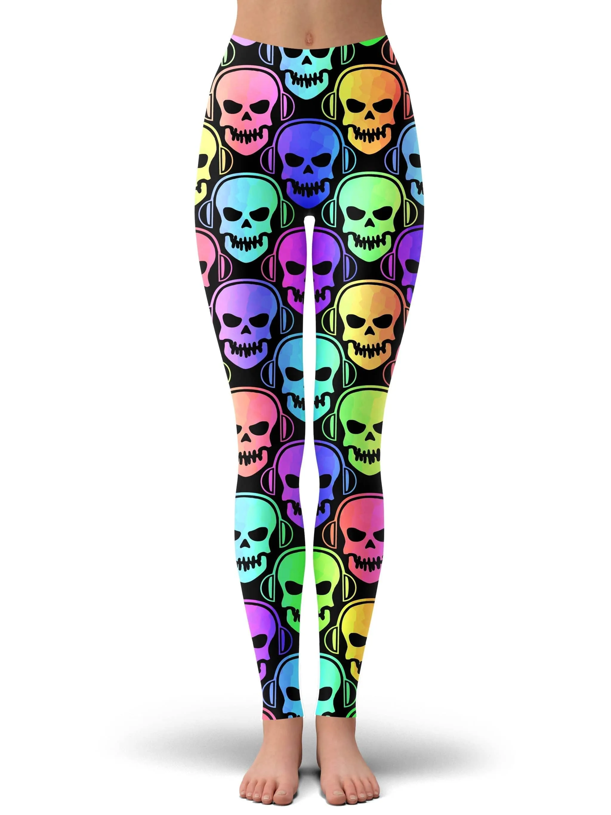 Skull Deejays Leggings sold by iEDM
