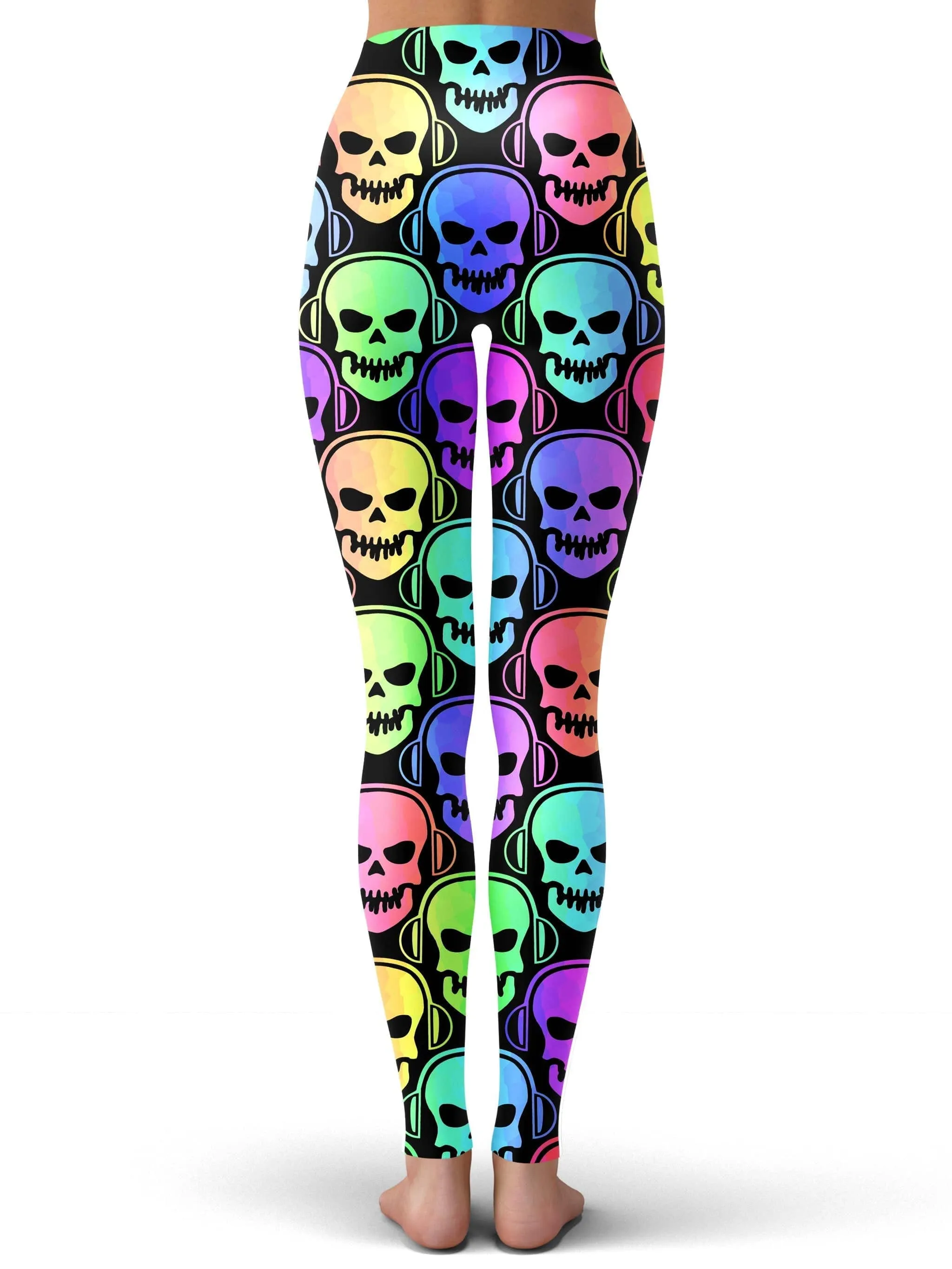 Skull Deejays Leggings sold by iEDM product image thumbnail 3
