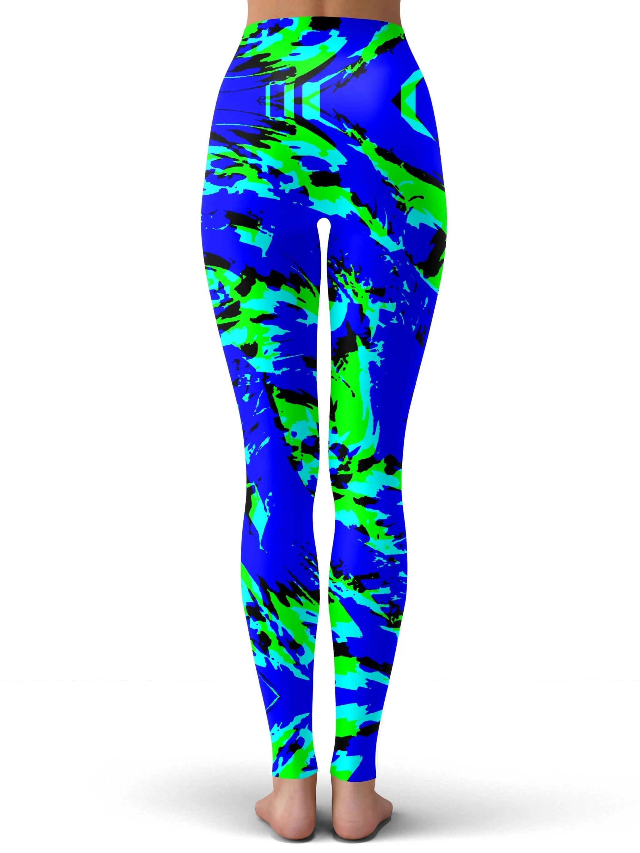 Sea Splatter Rave Graffiti Leggings sold by iEDM product image thumbnail 3