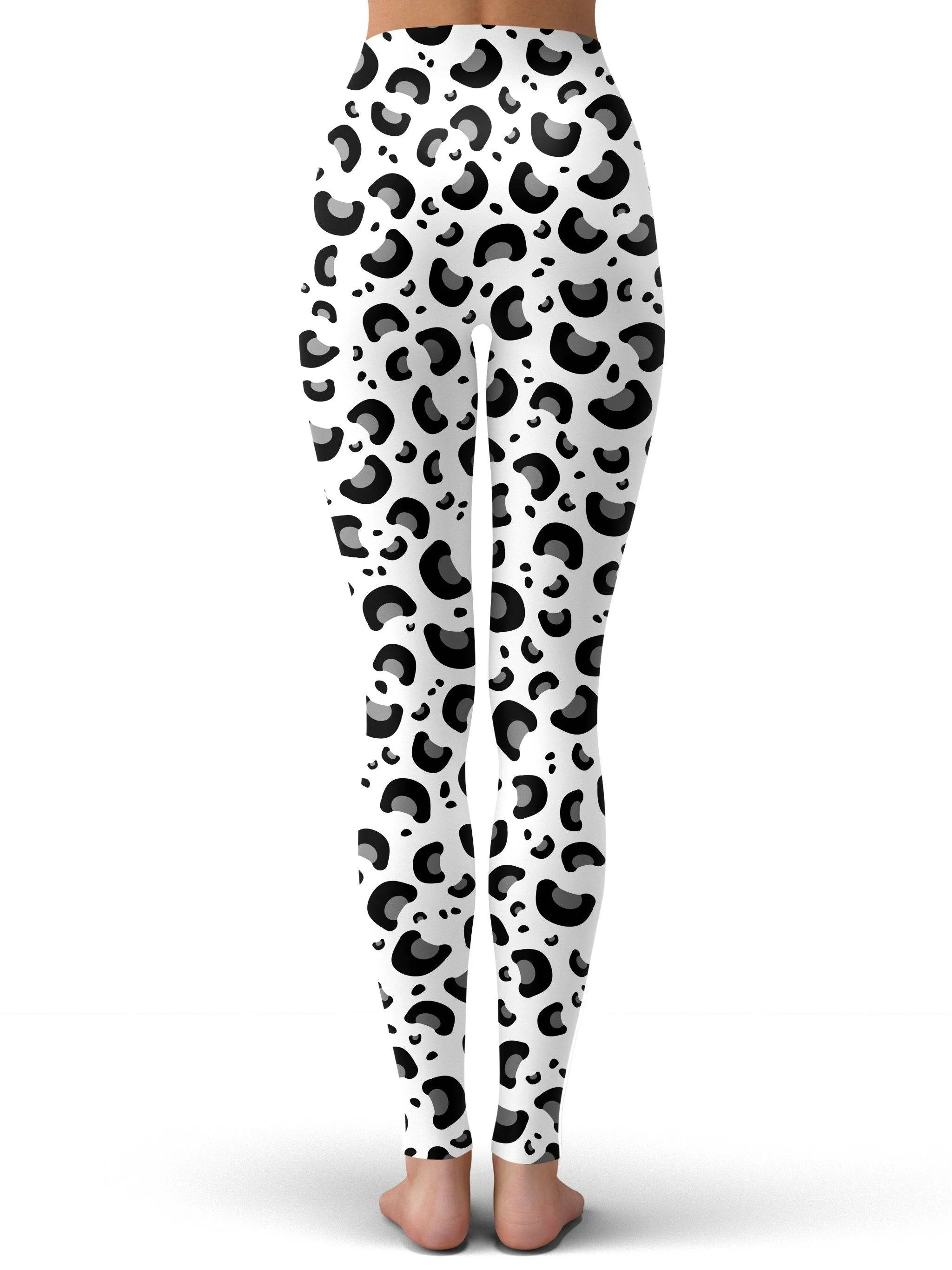 Snow Leopard Print Leggings sold by iEDM product image thumbnail 3