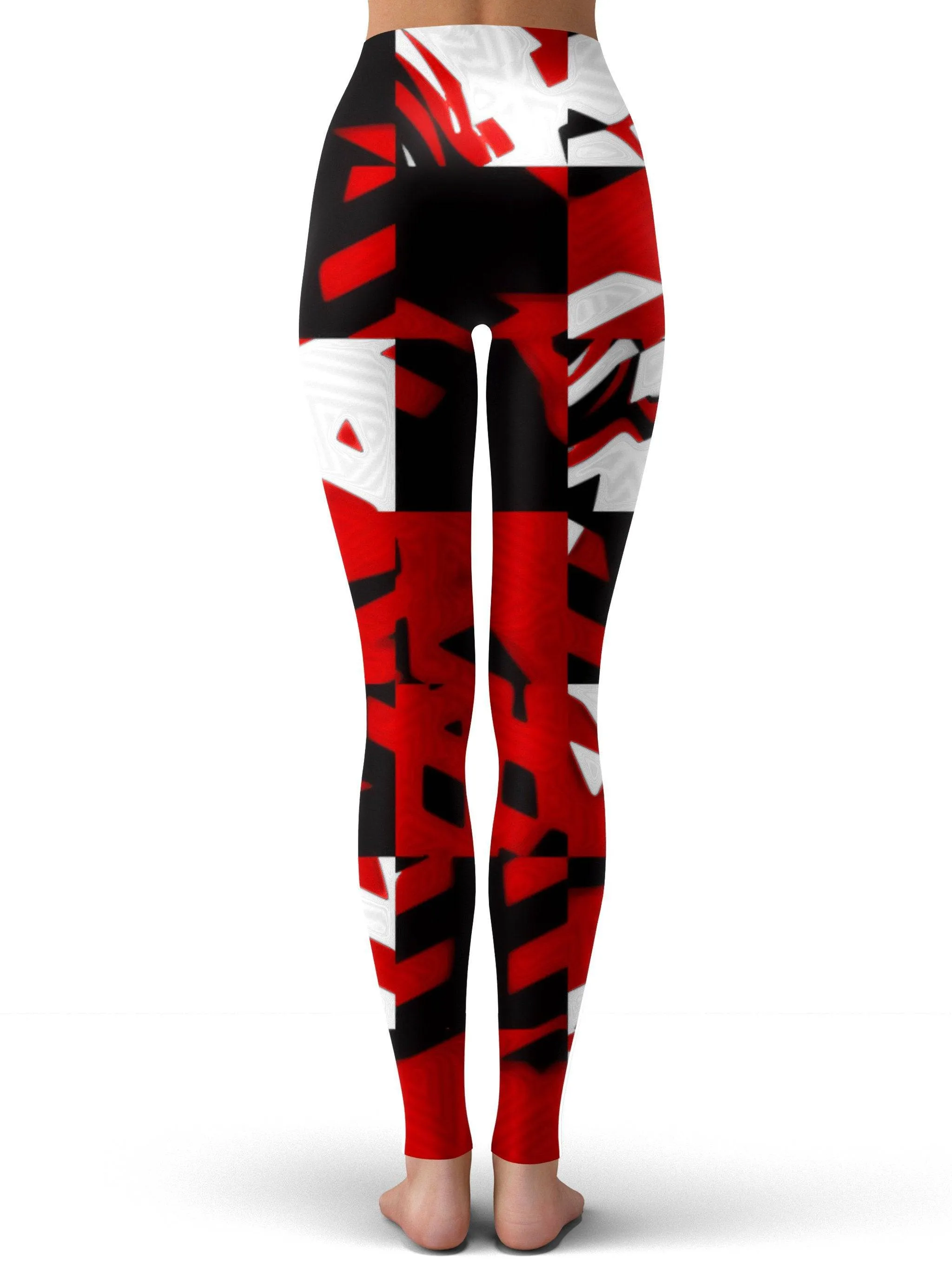 Red Digital Leggings sold by iEDM product image thumbnail 3