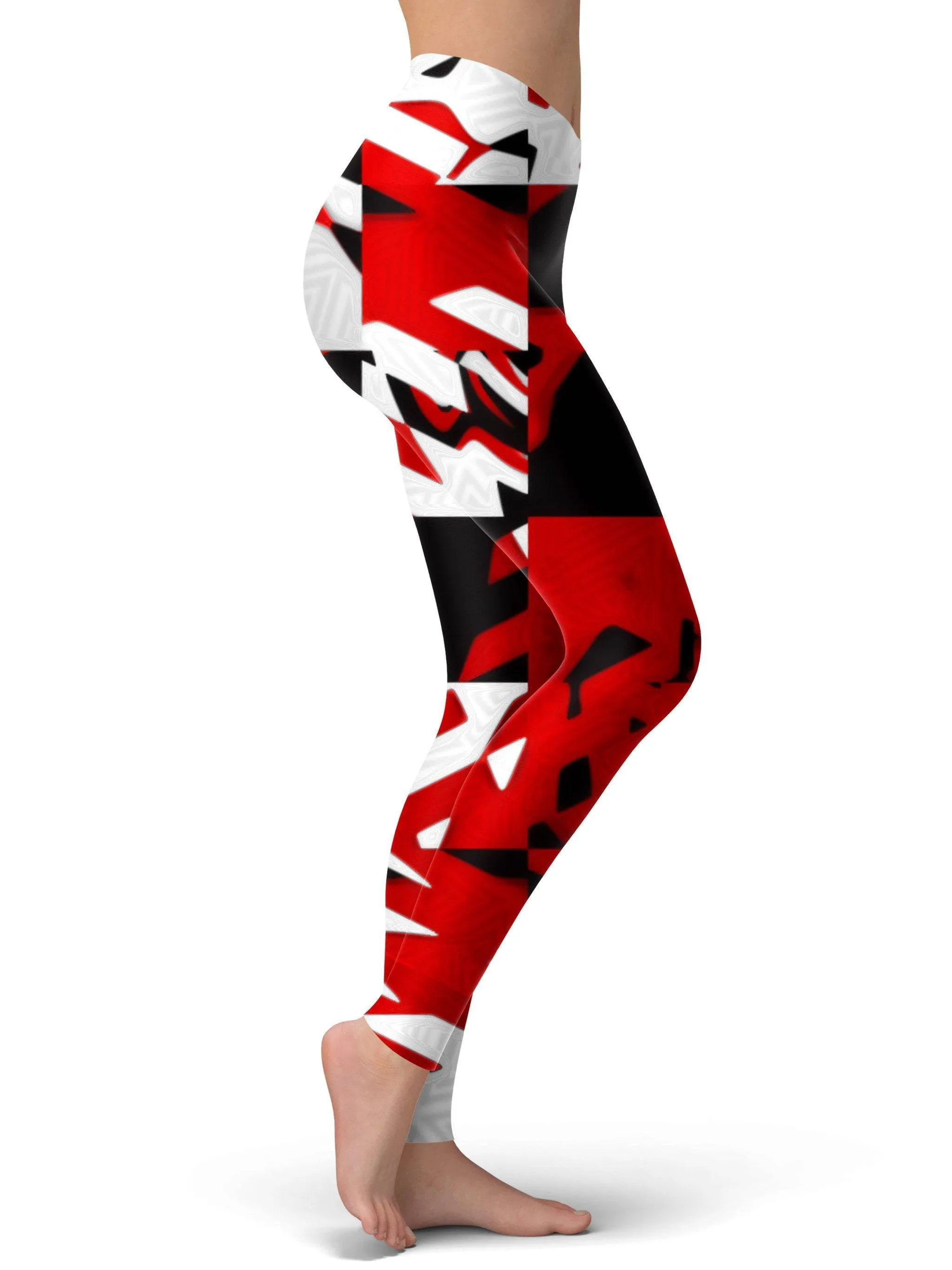 Red Digital Leggings sold by iEDM product image thumbnail 2